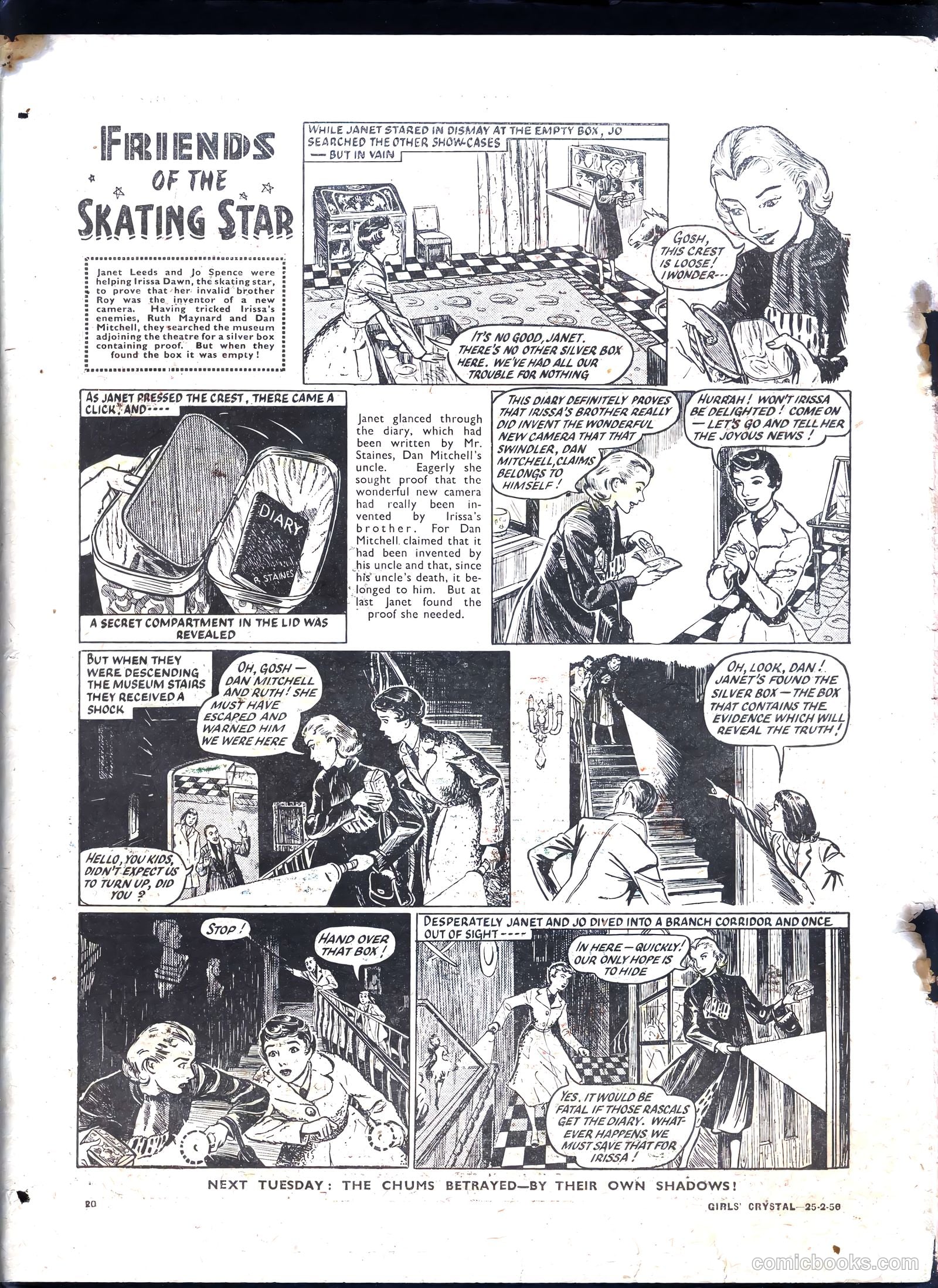 Girls' Crystal #1062 (1956) — page 20 of 20