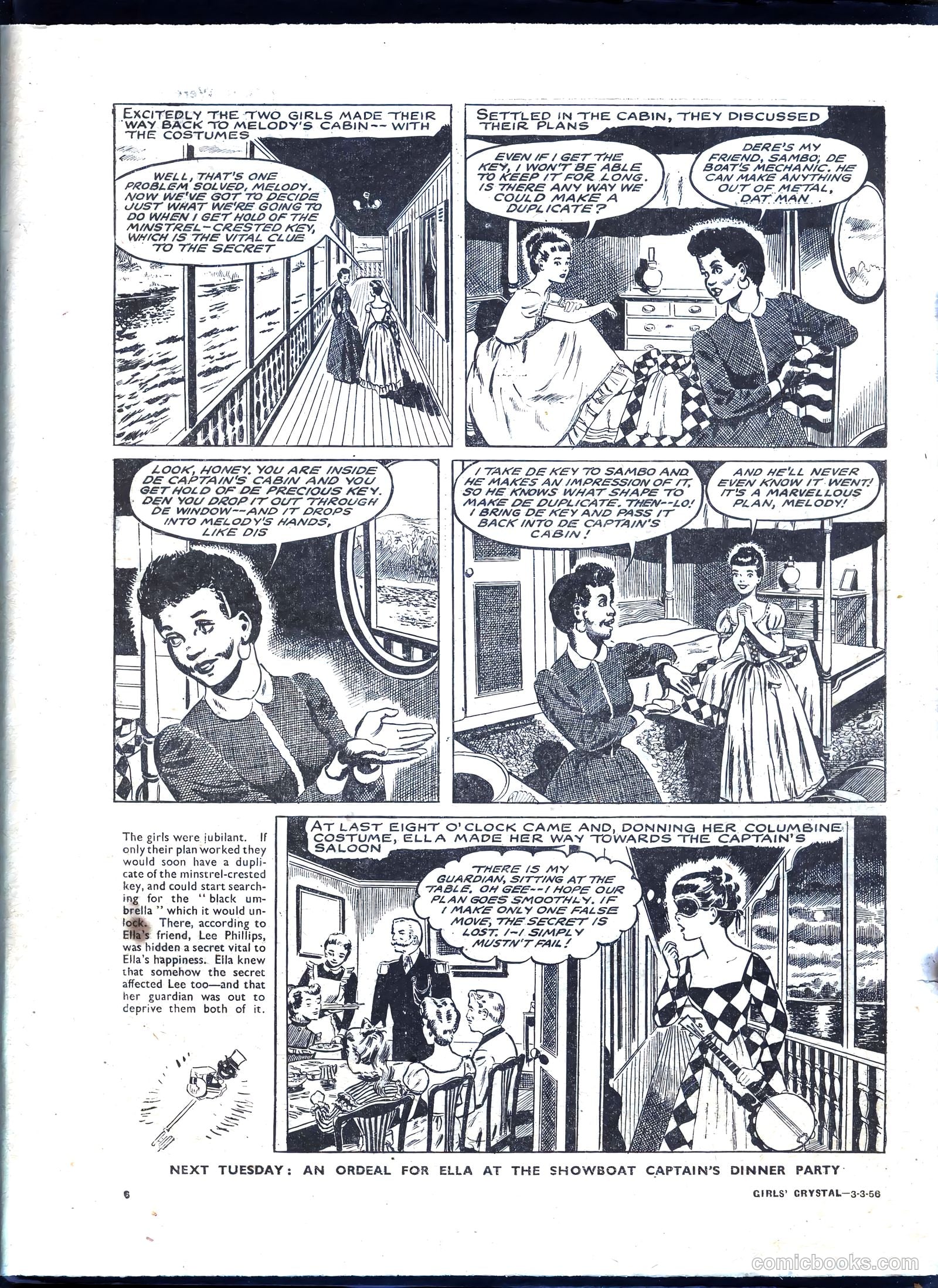 Girls' Crystal #1063 (1956) — page 6 of 20