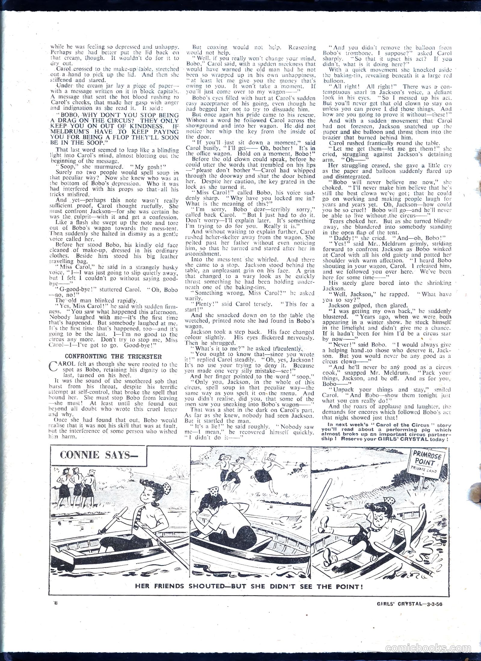 Girls' Crystal #1063 (1956) — page 8 of 20