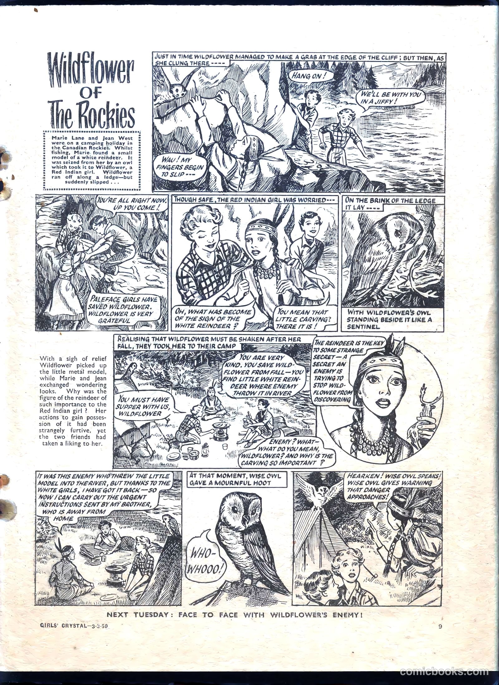 Girls' Crystal #1063 (1956) — page 9 of 20