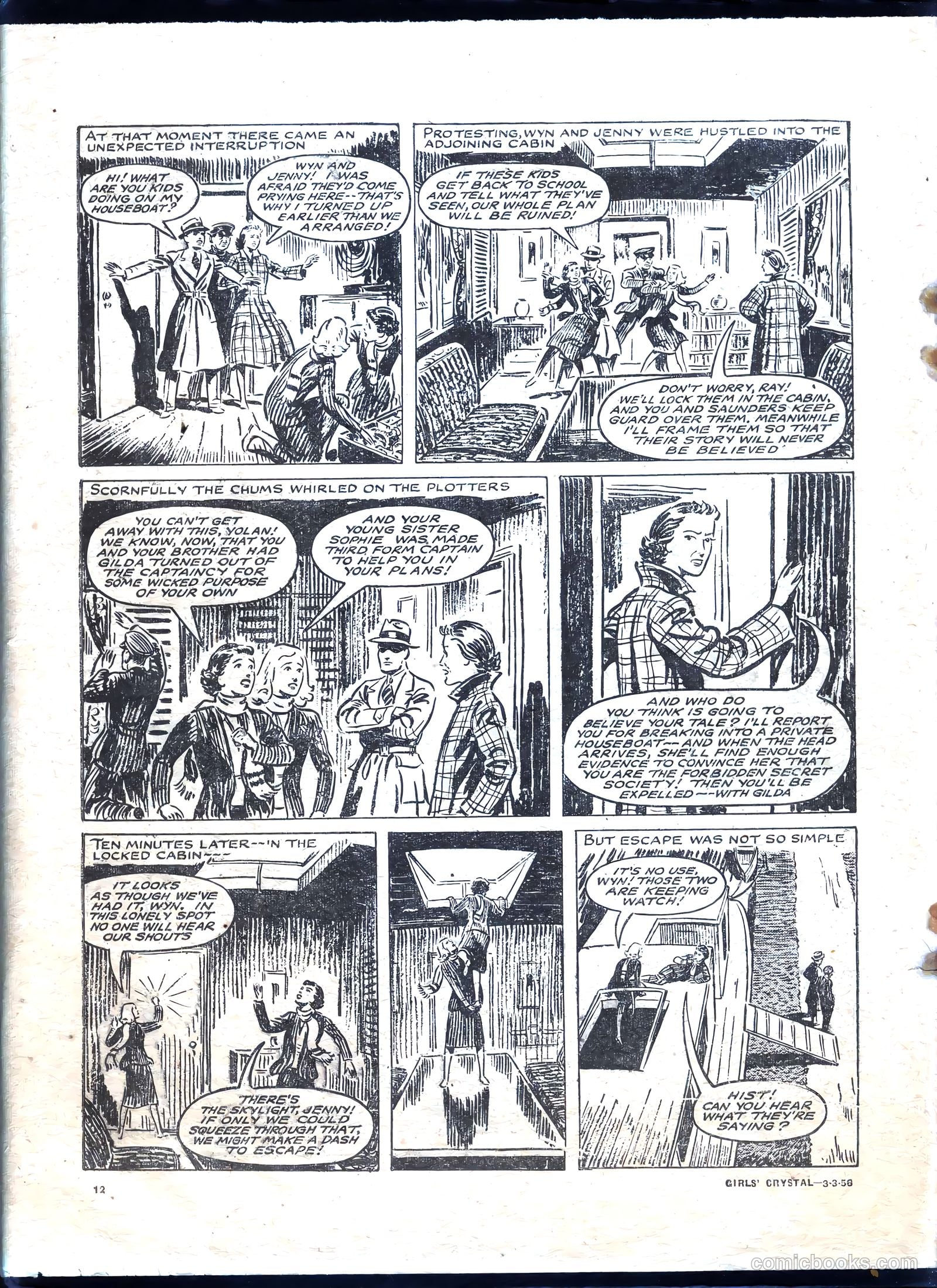 Girls' Crystal #1063 (1956) — page 12 of 20