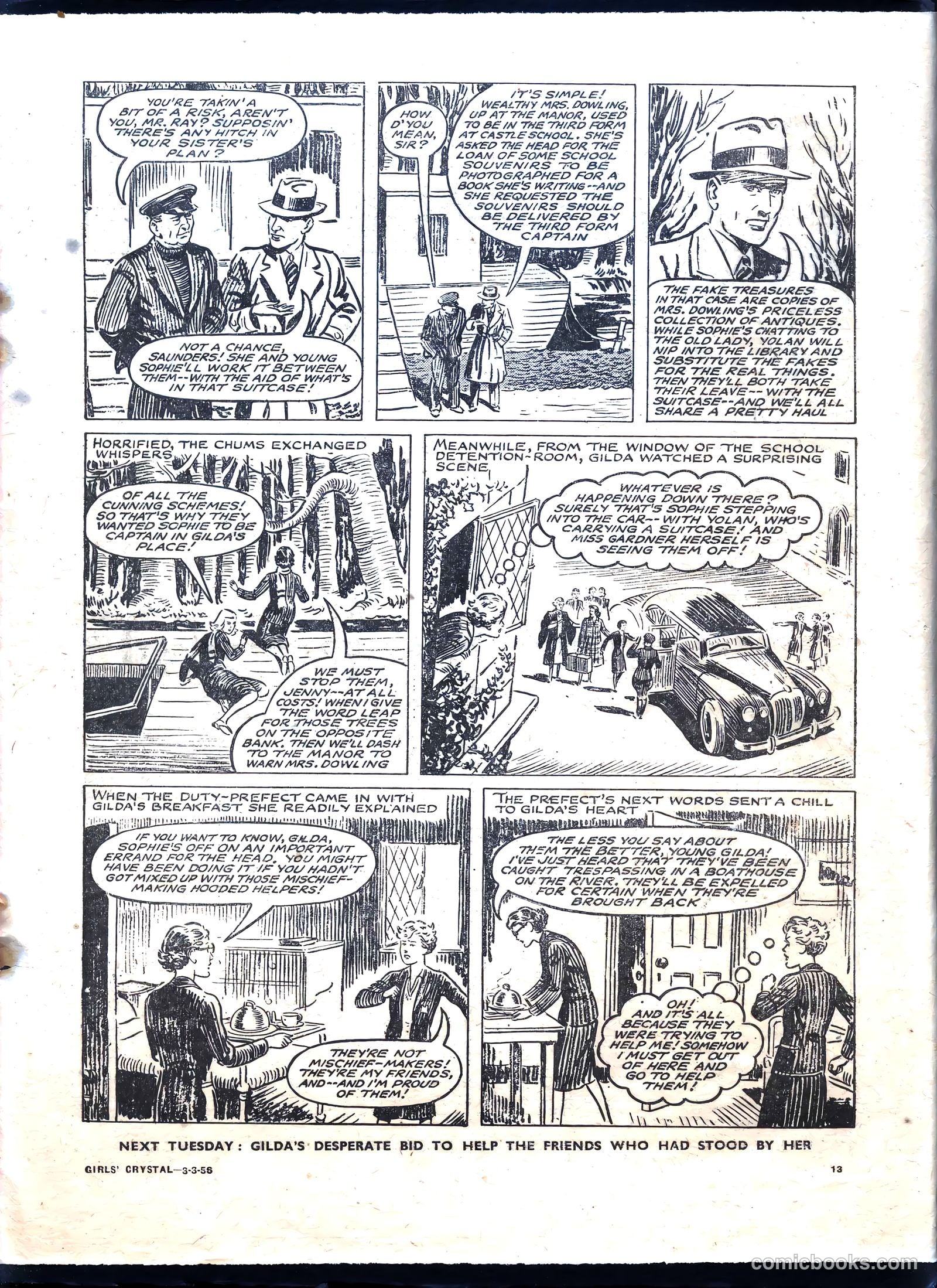 Girls' Crystal #1063 (1956) — page 13 of 20