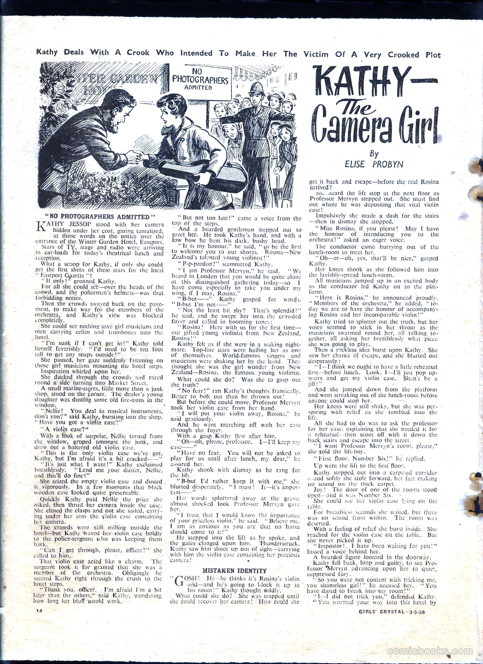 Girls' Crystal #1063 (1956) — page 14 of 20
