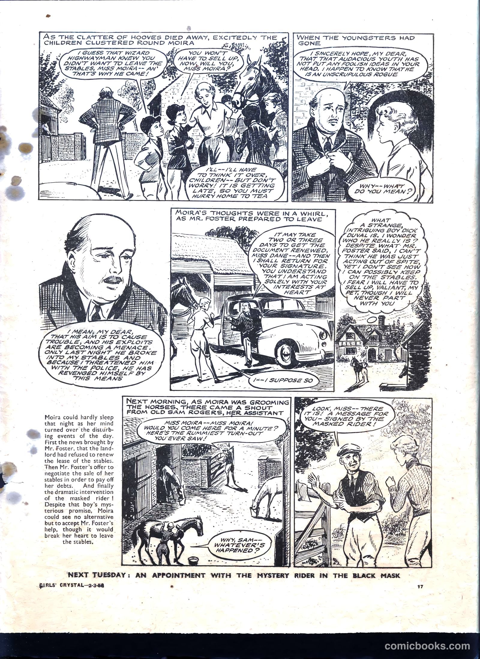 Girls' Crystal #1063 (1956) — page 17 of 20