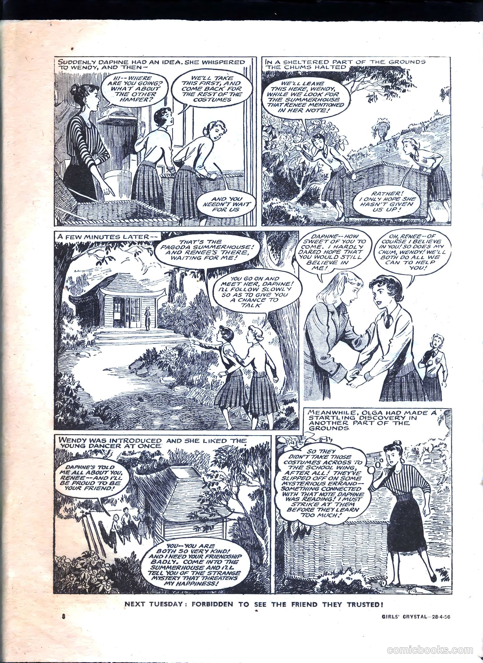 Girls' Crystal #1071 (1956) — page 8 of 24