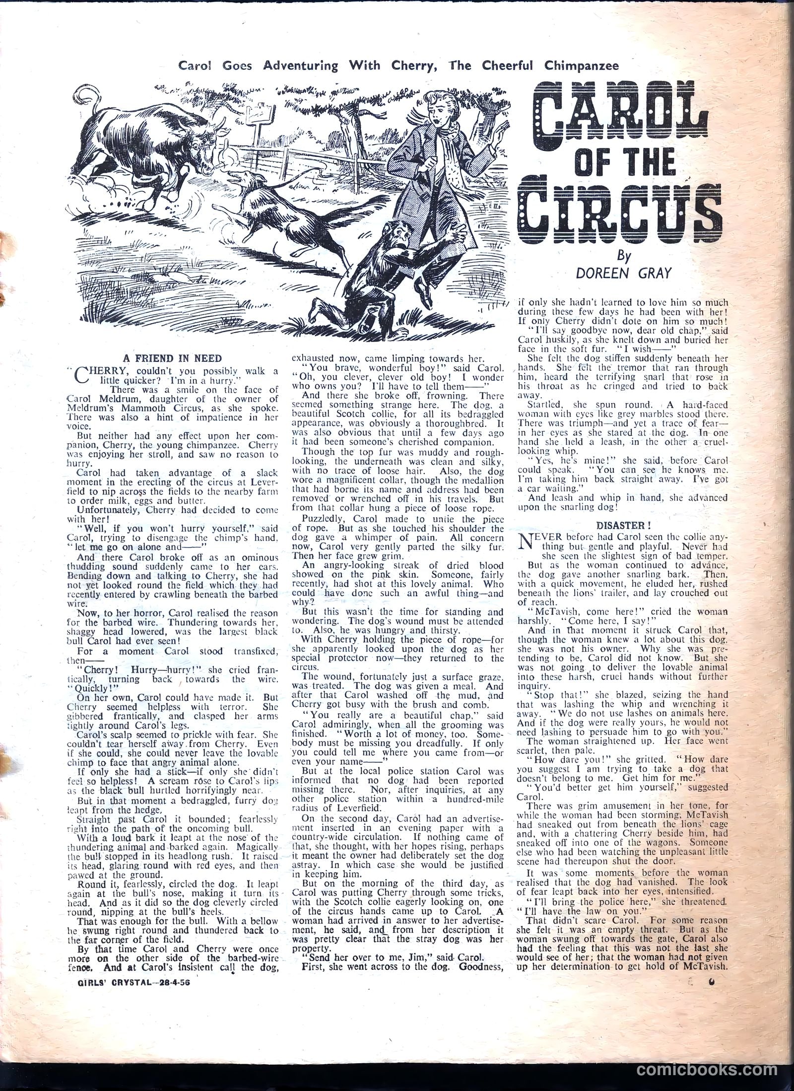 Girls' Crystal #1071 (1956) — page 9 of 24