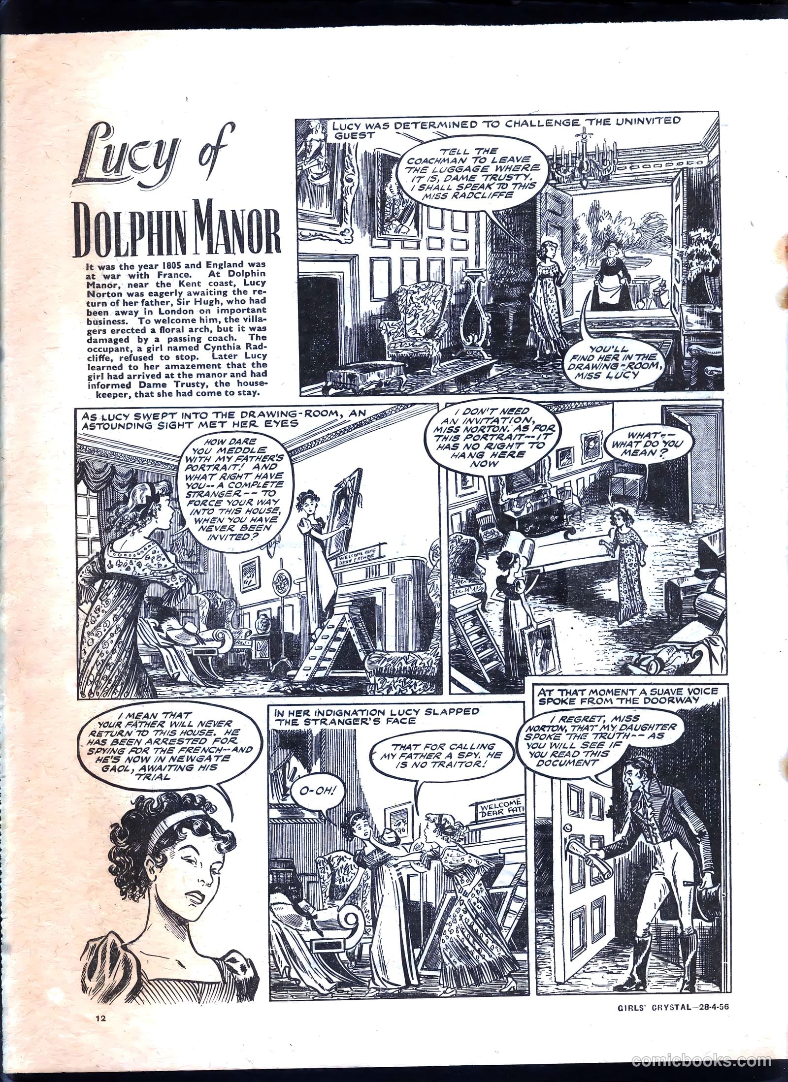 Girls' Crystal #1071 (1956) — page 12 of 24
