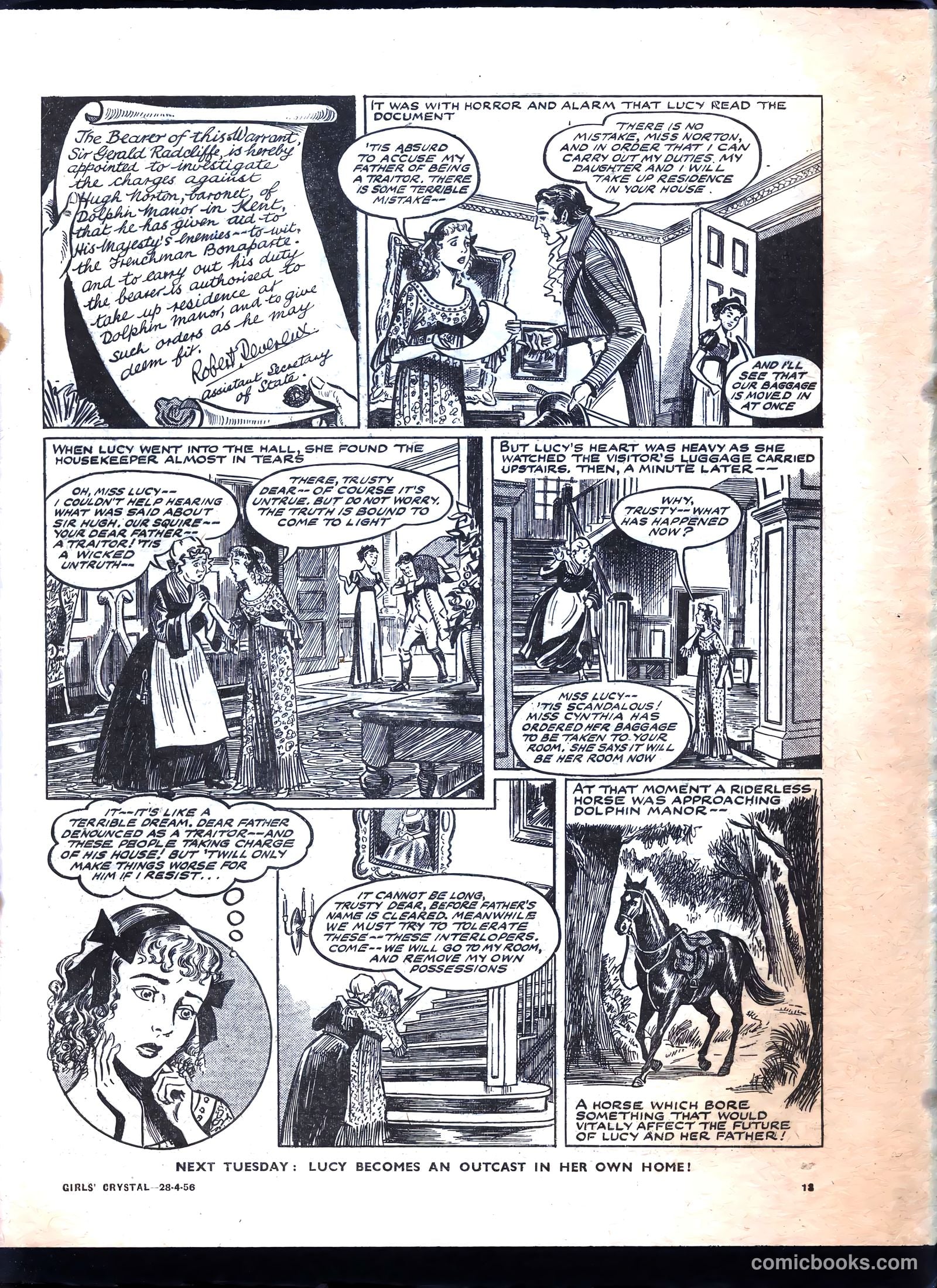 Girls' Crystal #1071 (1956) — page 13 of 24