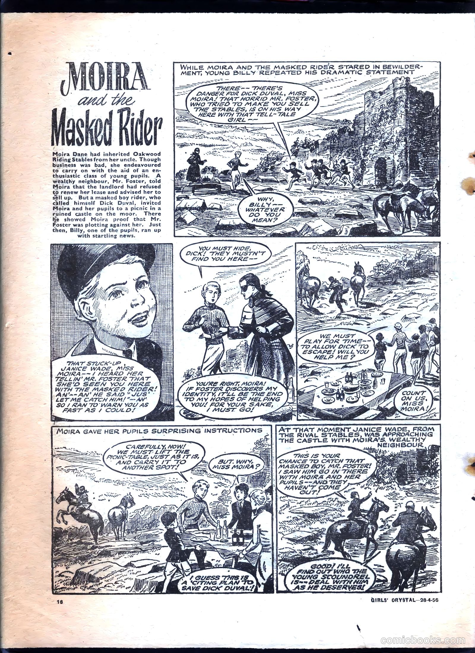 Girls' Crystal #1071 (1956) — page 16 of 24