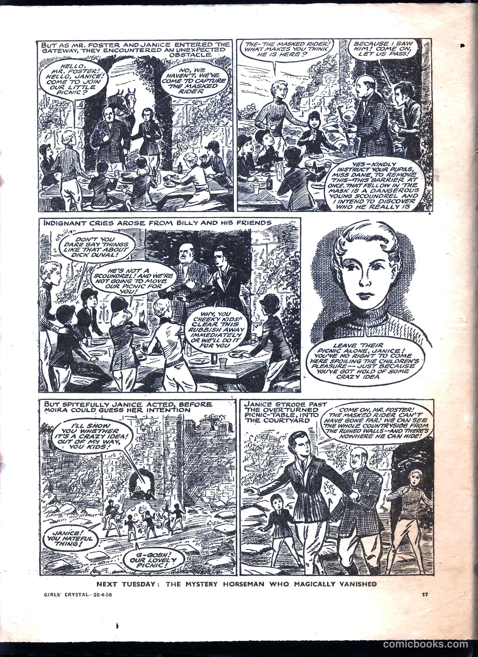 Girls' Crystal #1071 (1956) — page 17 of 24