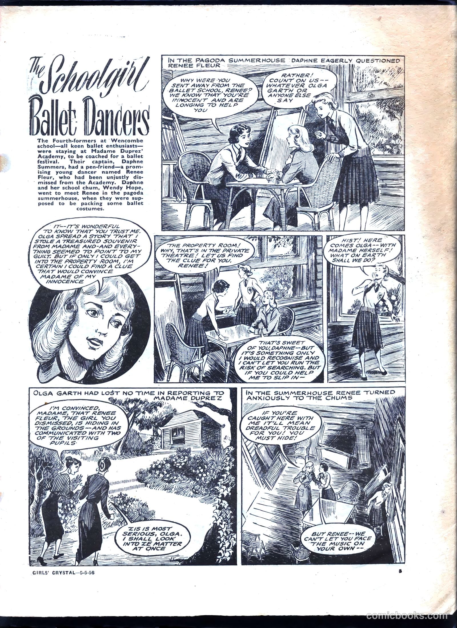 Girls' Crystal #1072 (1956) — page 5 of 24
