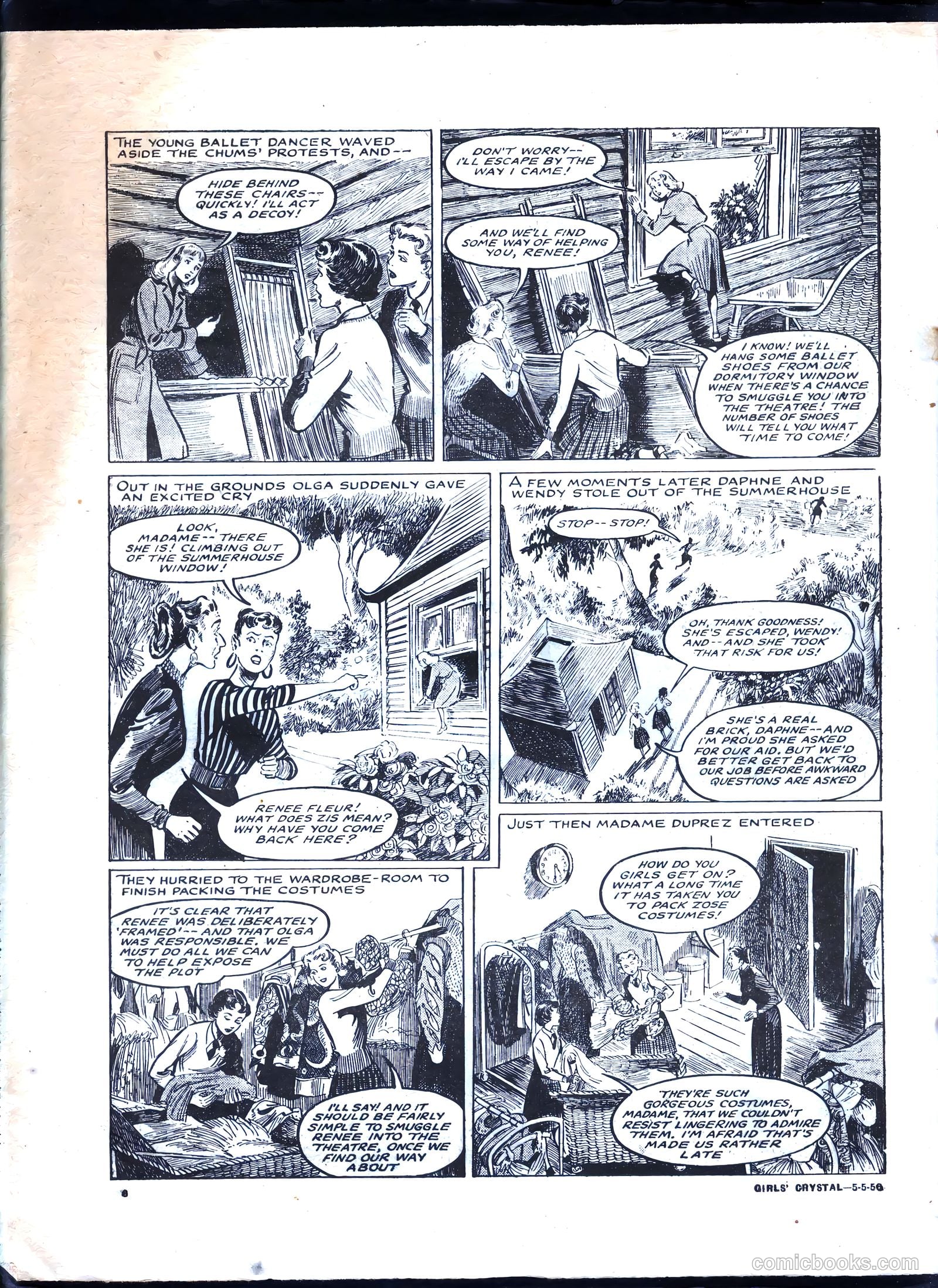 Girls' Crystal #1072 (1956) — page 6 of 24