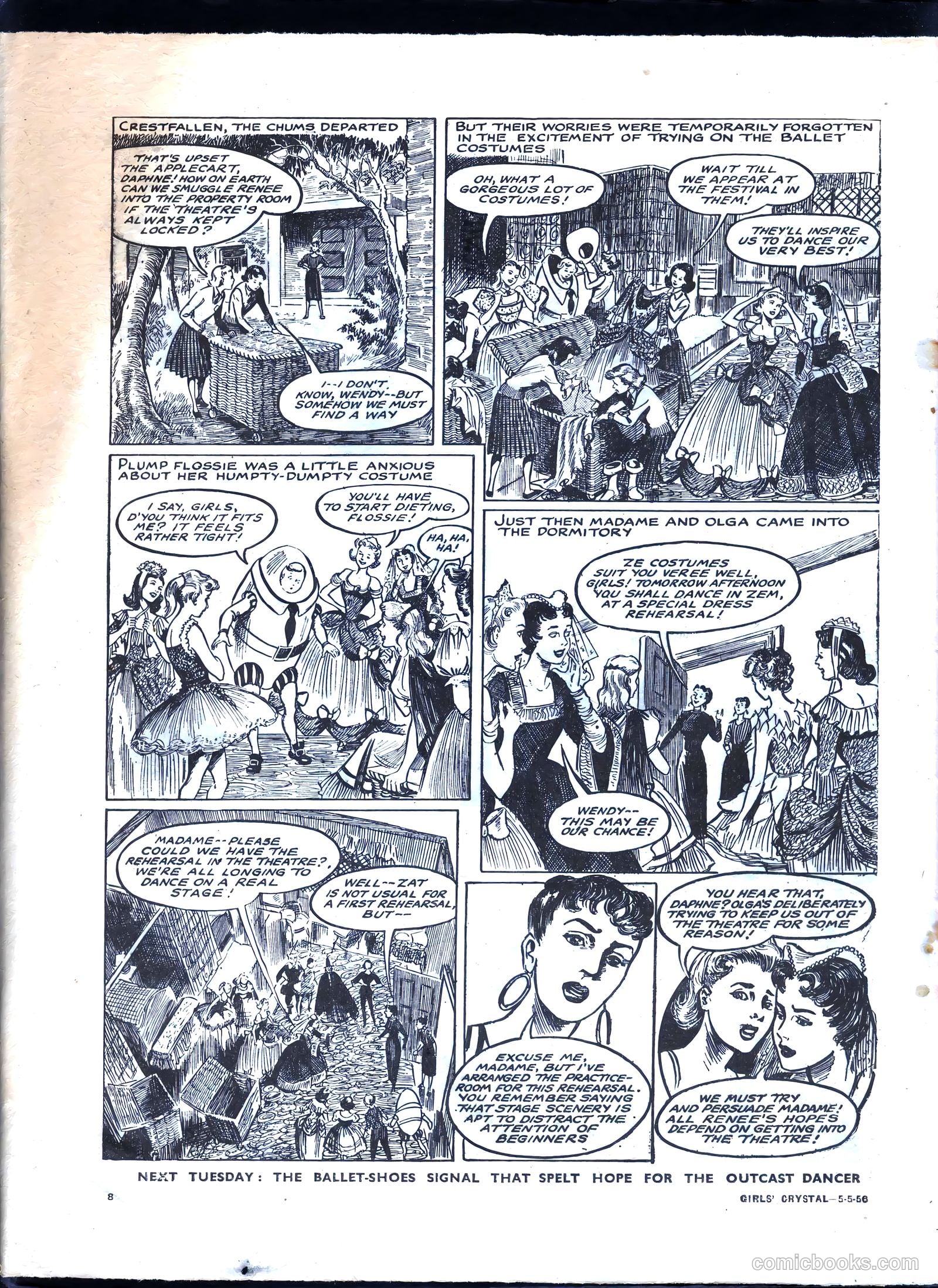 Girls' Crystal #1072 (1956) — page 8 of 24