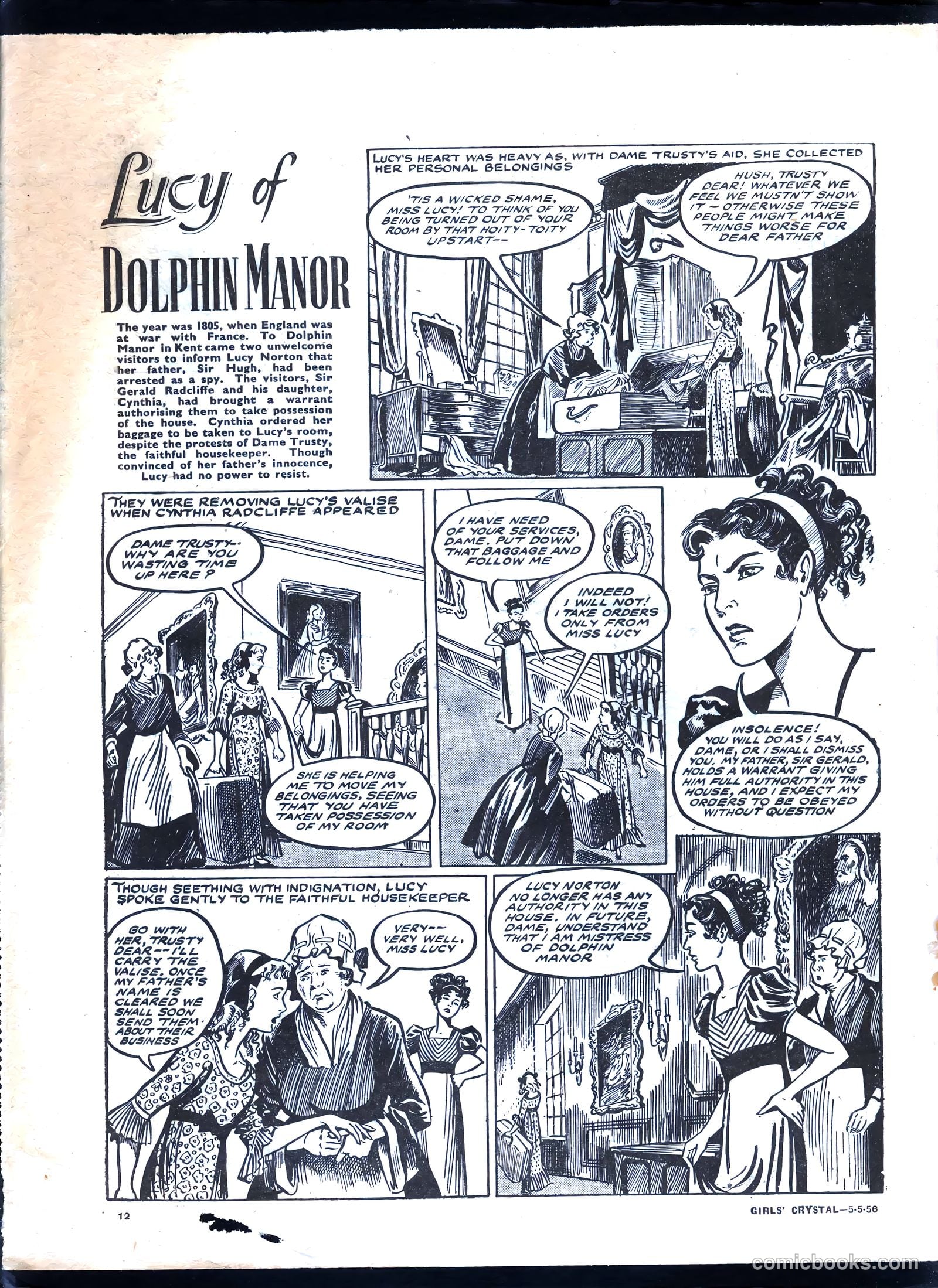 Girls' Crystal #1072 (1956) — page 12 of 24