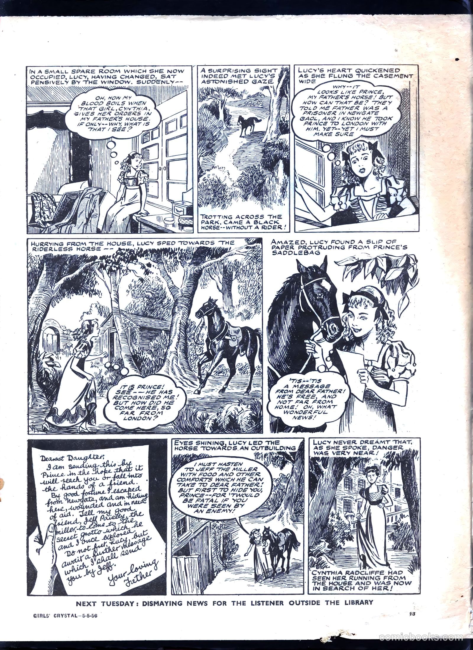 Girls' Crystal #1072 (1956) — page 13 of 24