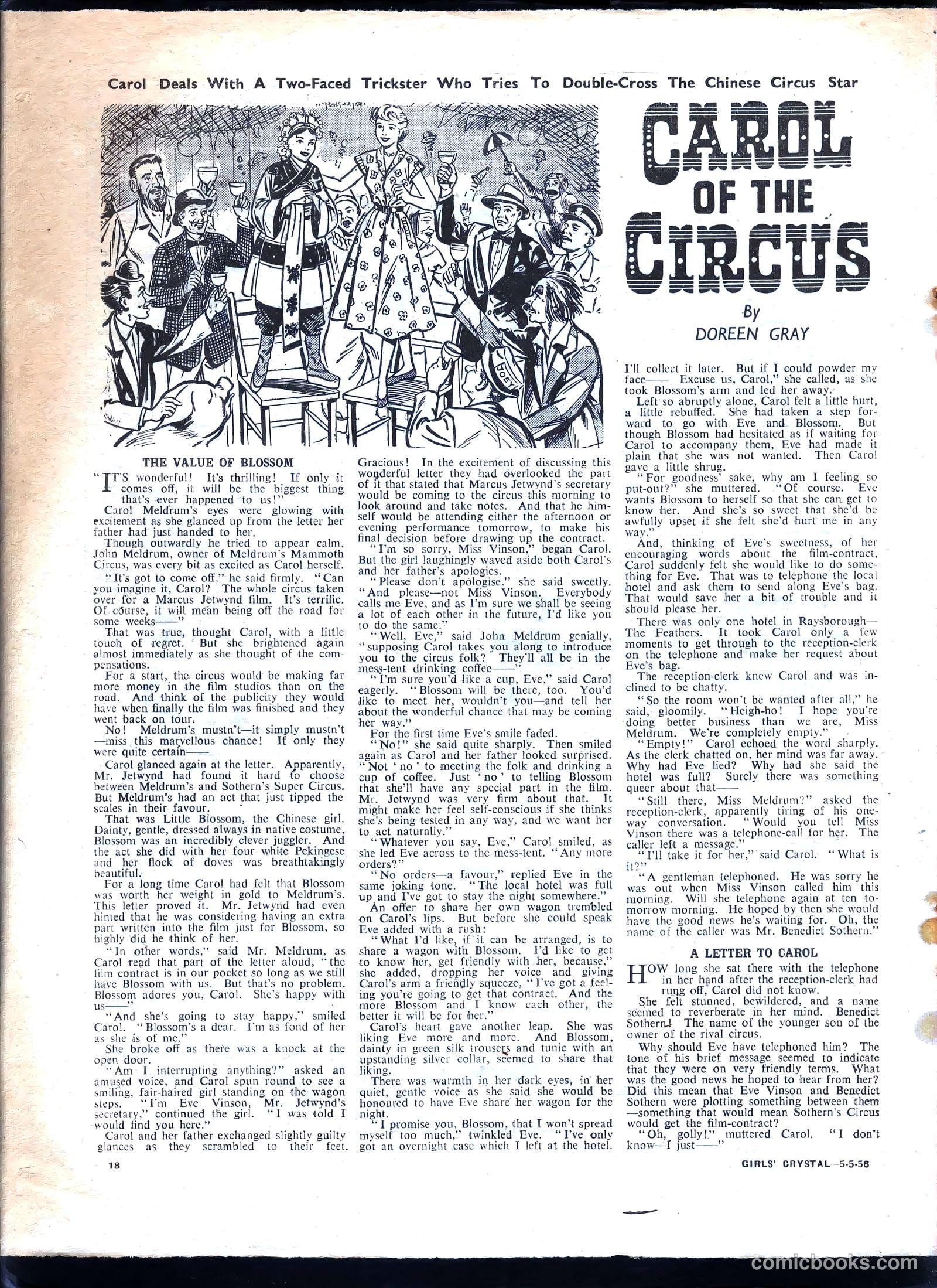 Girls' Crystal #1072 (1956) — page 18 of 24