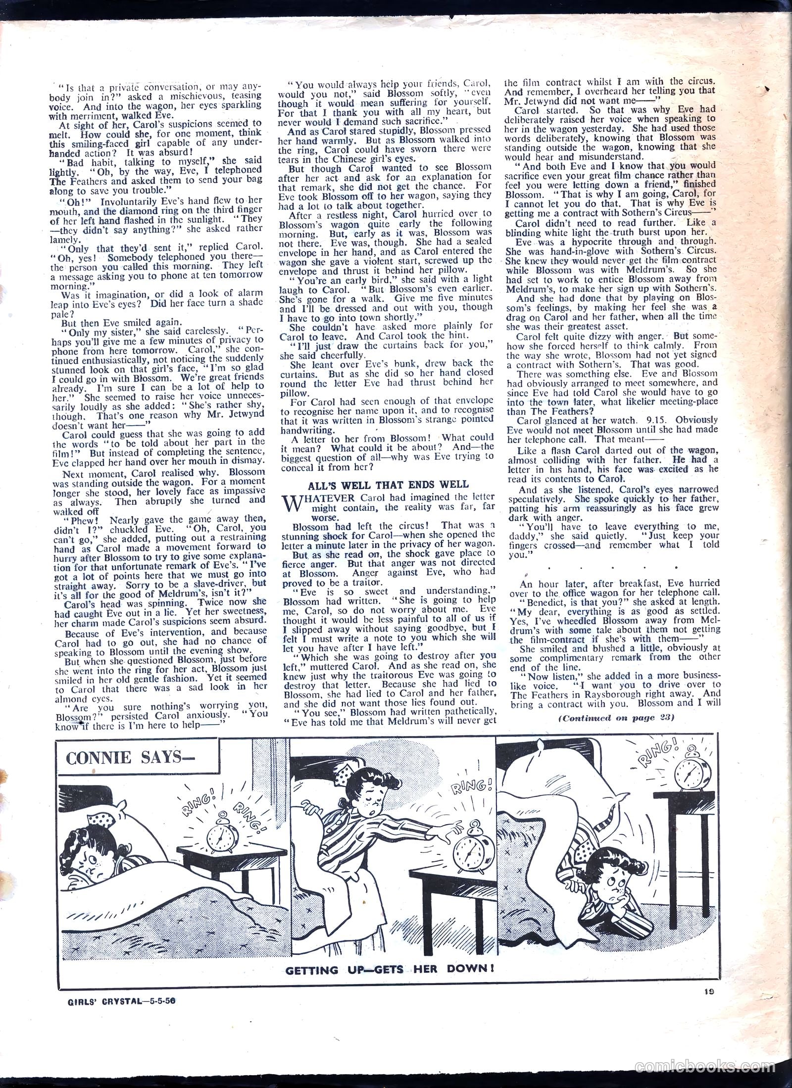 Girls' Crystal #1072 (1956) — page 19 of 24