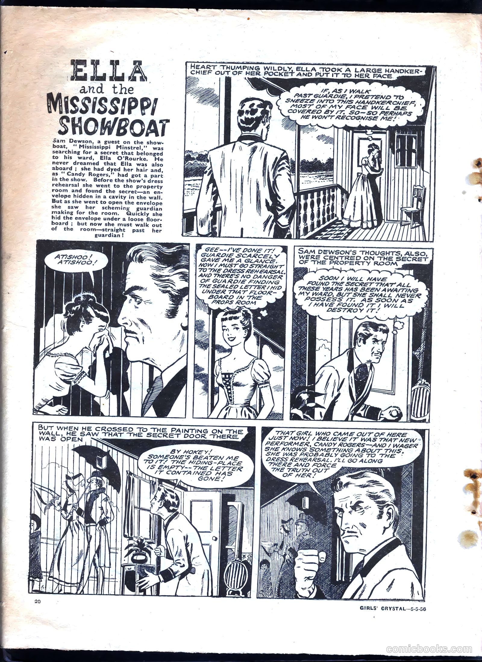 Girls' Crystal #1072 (1956) — page 20 of 24