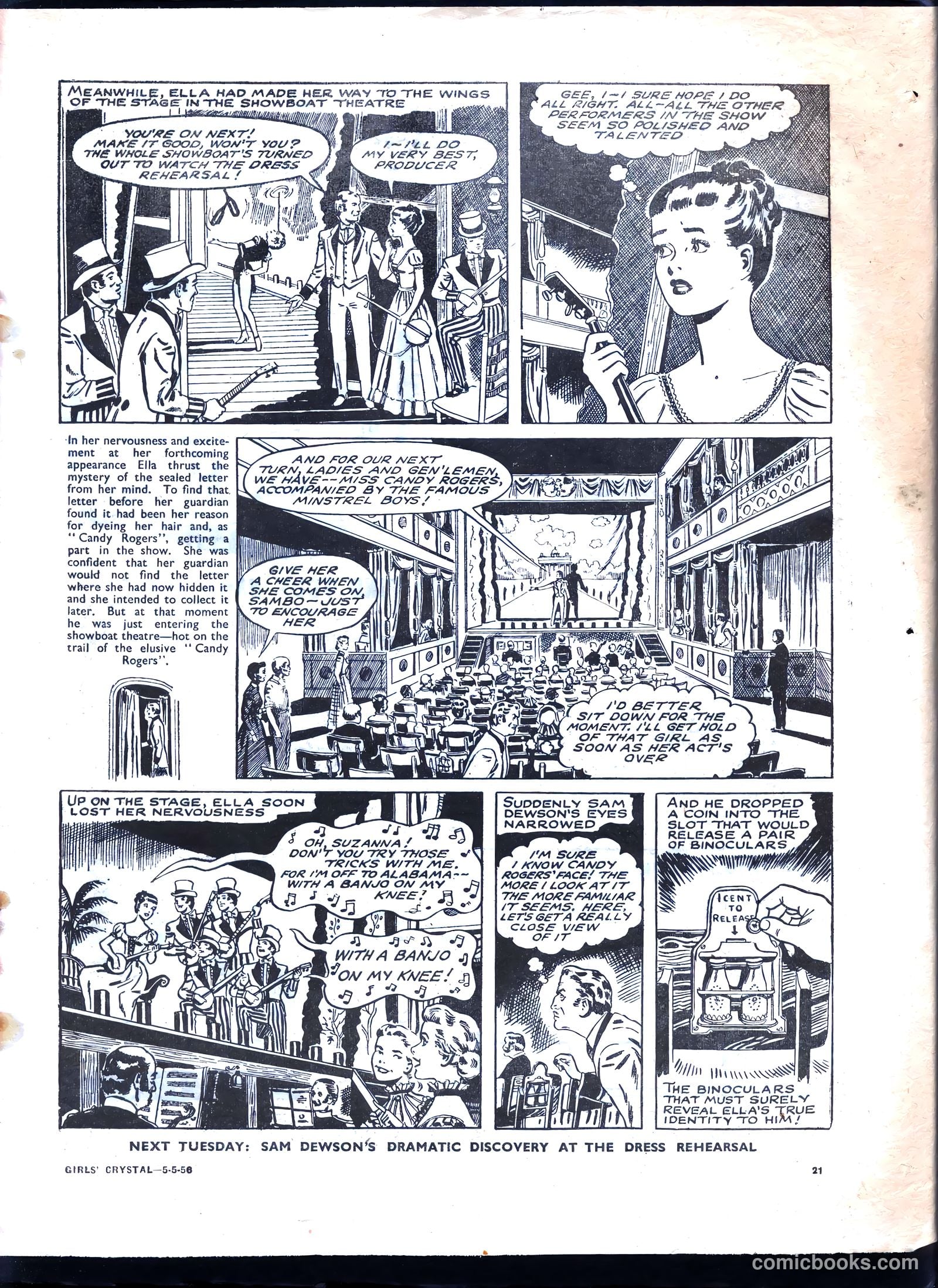 Girls' Crystal #1072 (1956) — page 21 of 24