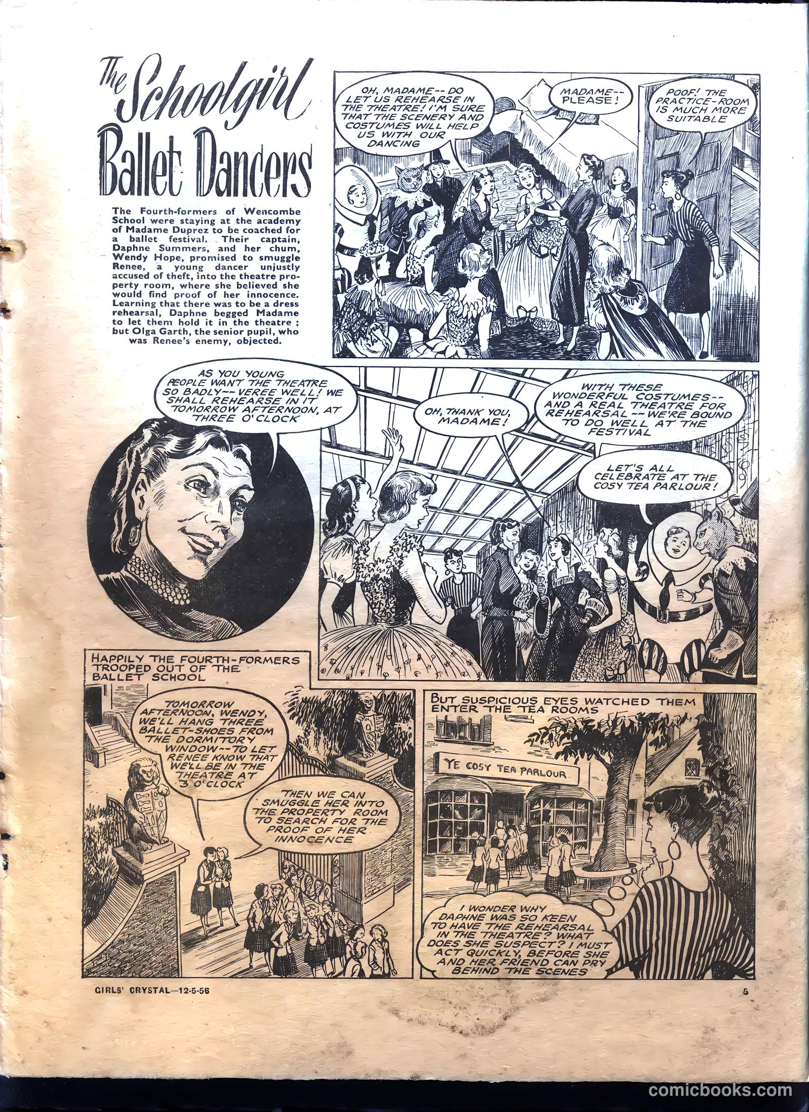 Girls' Crystal #1073 (1956) — page 5 of 24