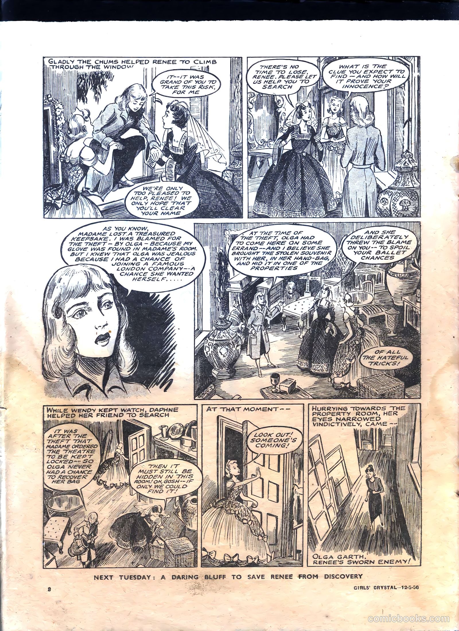 Girls' Crystal #1073 (1956) — page 8 of 24