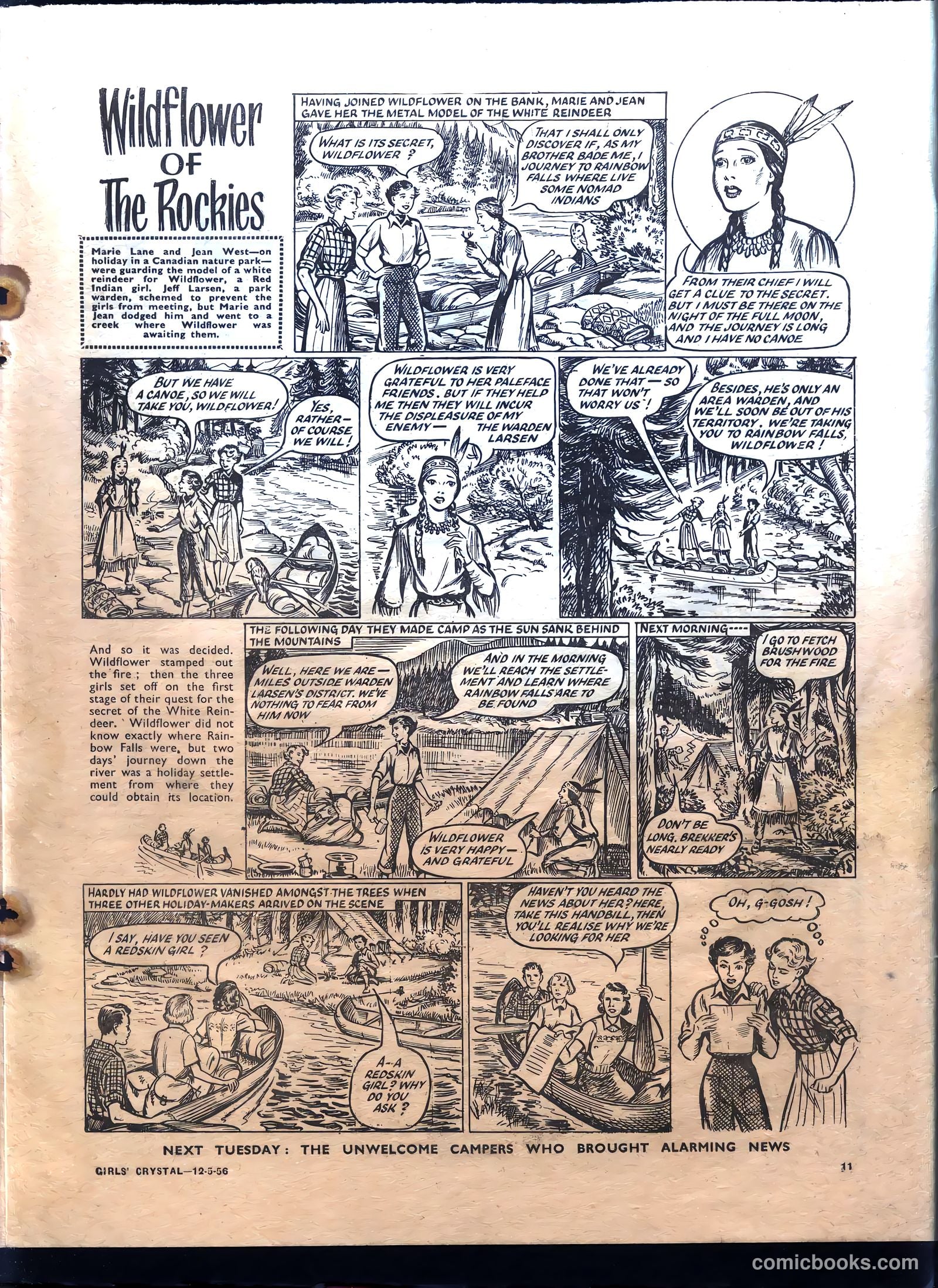 Girls' Crystal #1073 (1956) — page 11 of 24