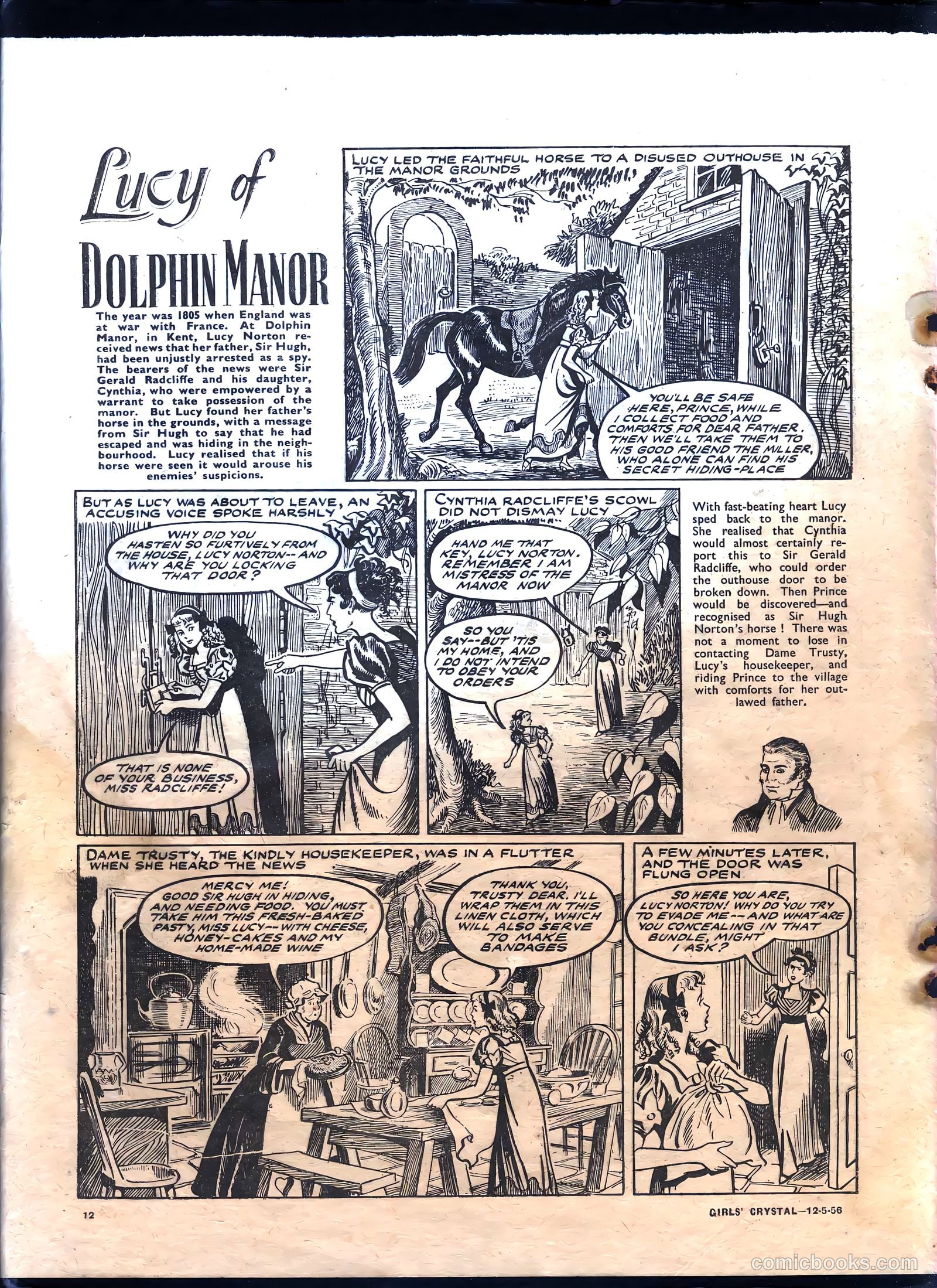 Girls' Crystal #1073 (1956) — page 12 of 24