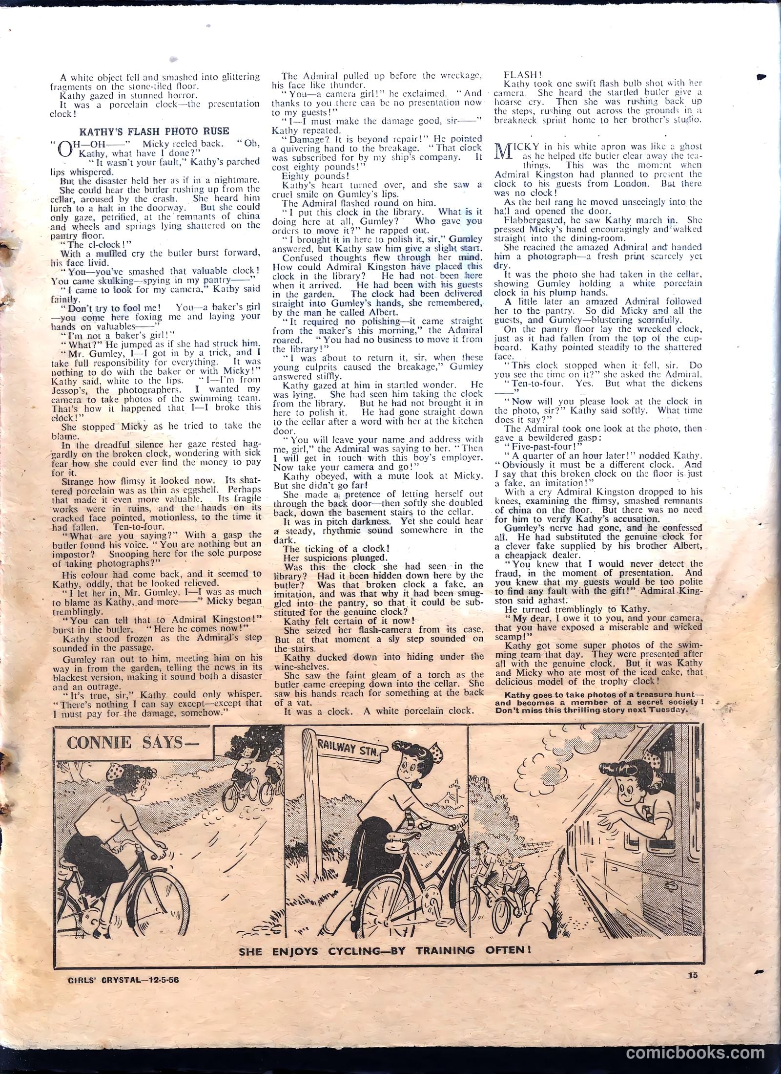 Girls' Crystal #1073 (1956) — page 15 of 24