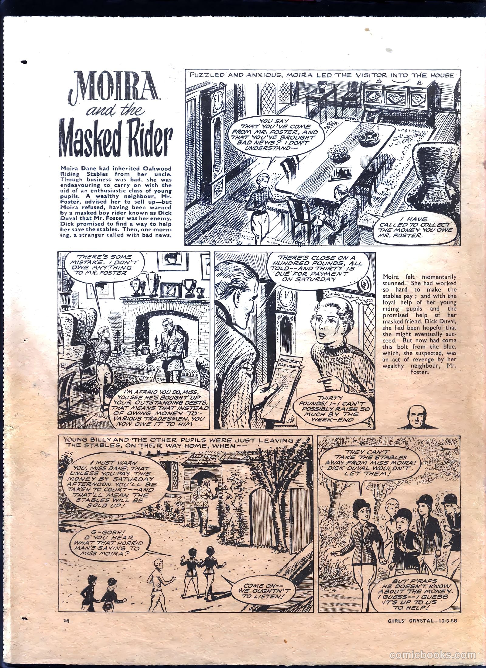 Girls' Crystal #1073 (1956) — page 16 of 24