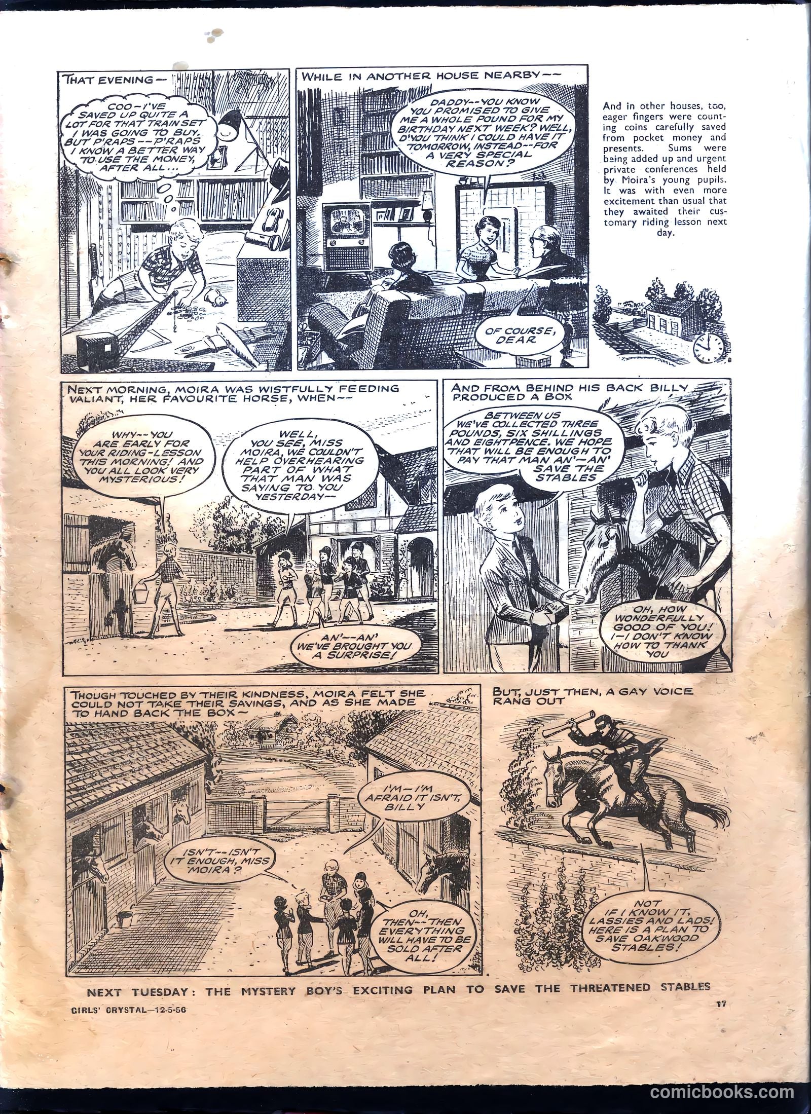 Girls' Crystal #1073 (1956) — page 17 of 24