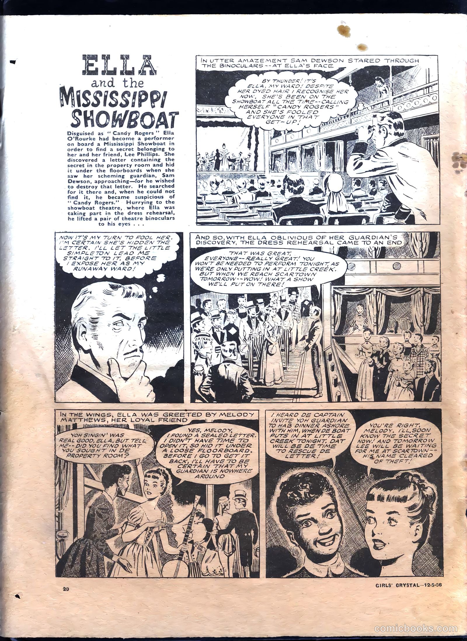Girls' Crystal #1073 (1956) — page 20 of 24
