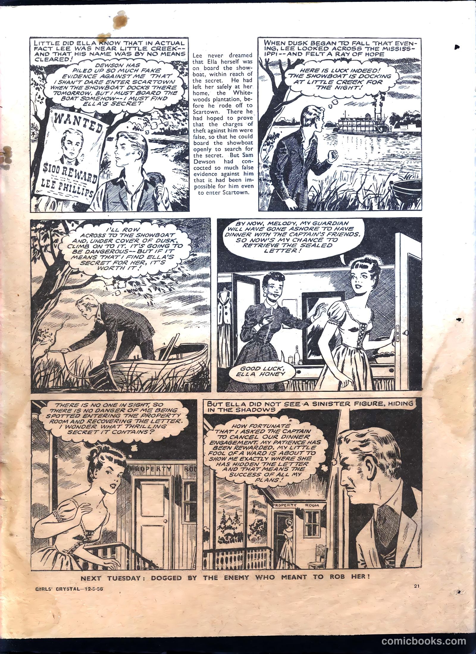 Girls' Crystal #1073 (1956) — page 21 of 24