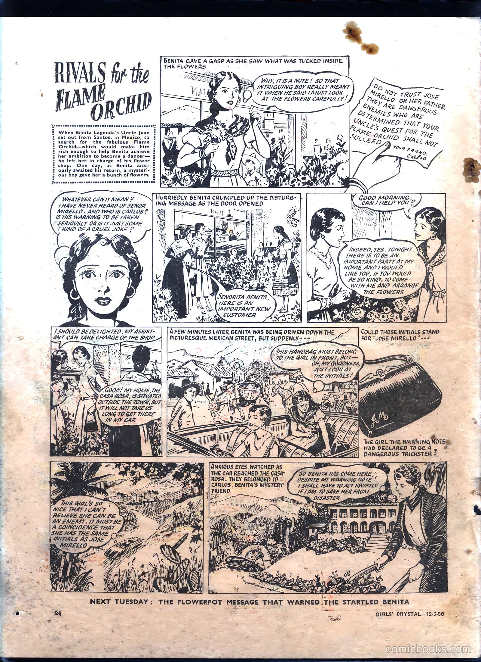 Girls' Crystal #1073 (1956) — page 24 of 24