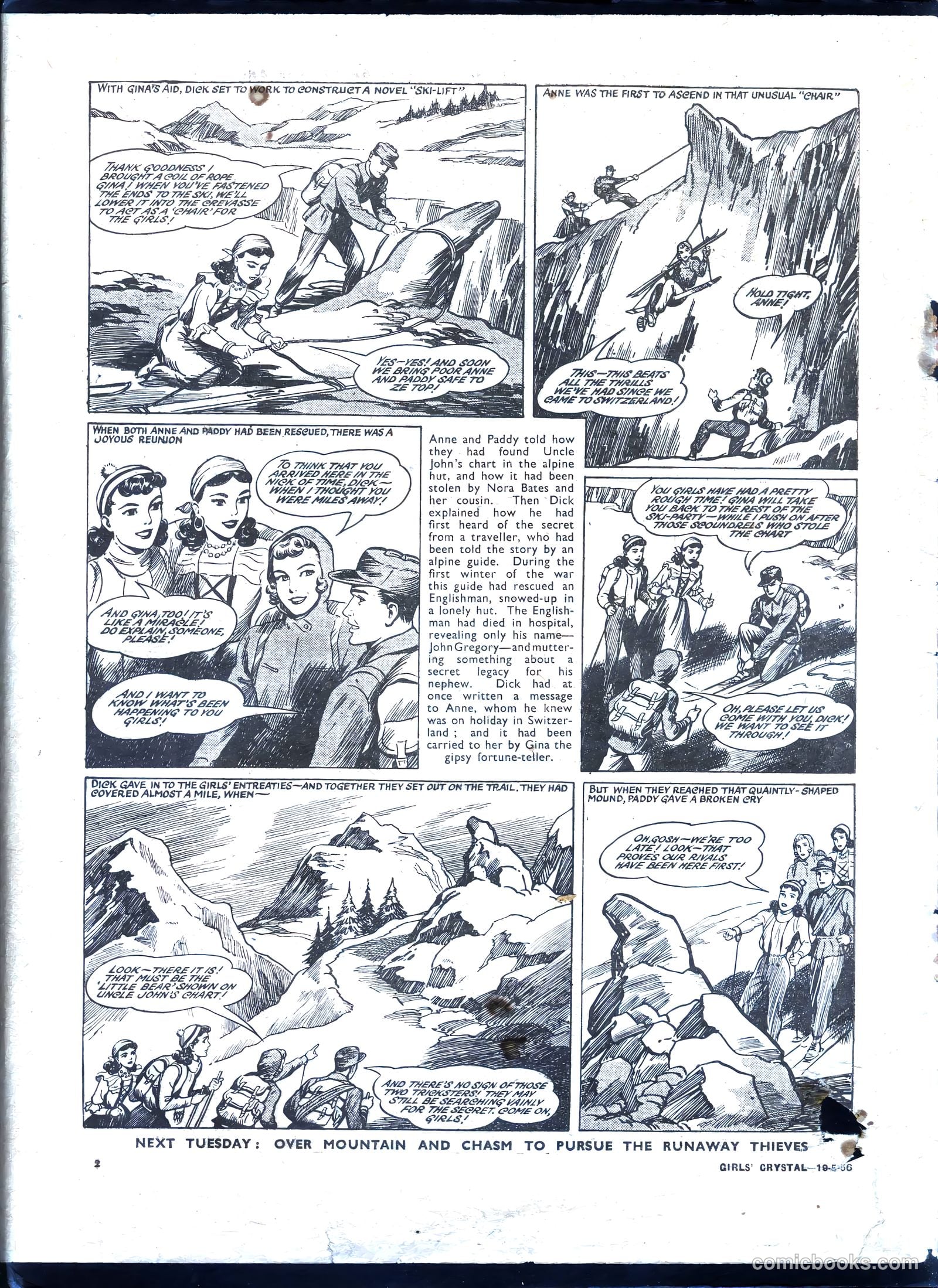 Girls' Crystal #1074 (1956) — page 2 of 24