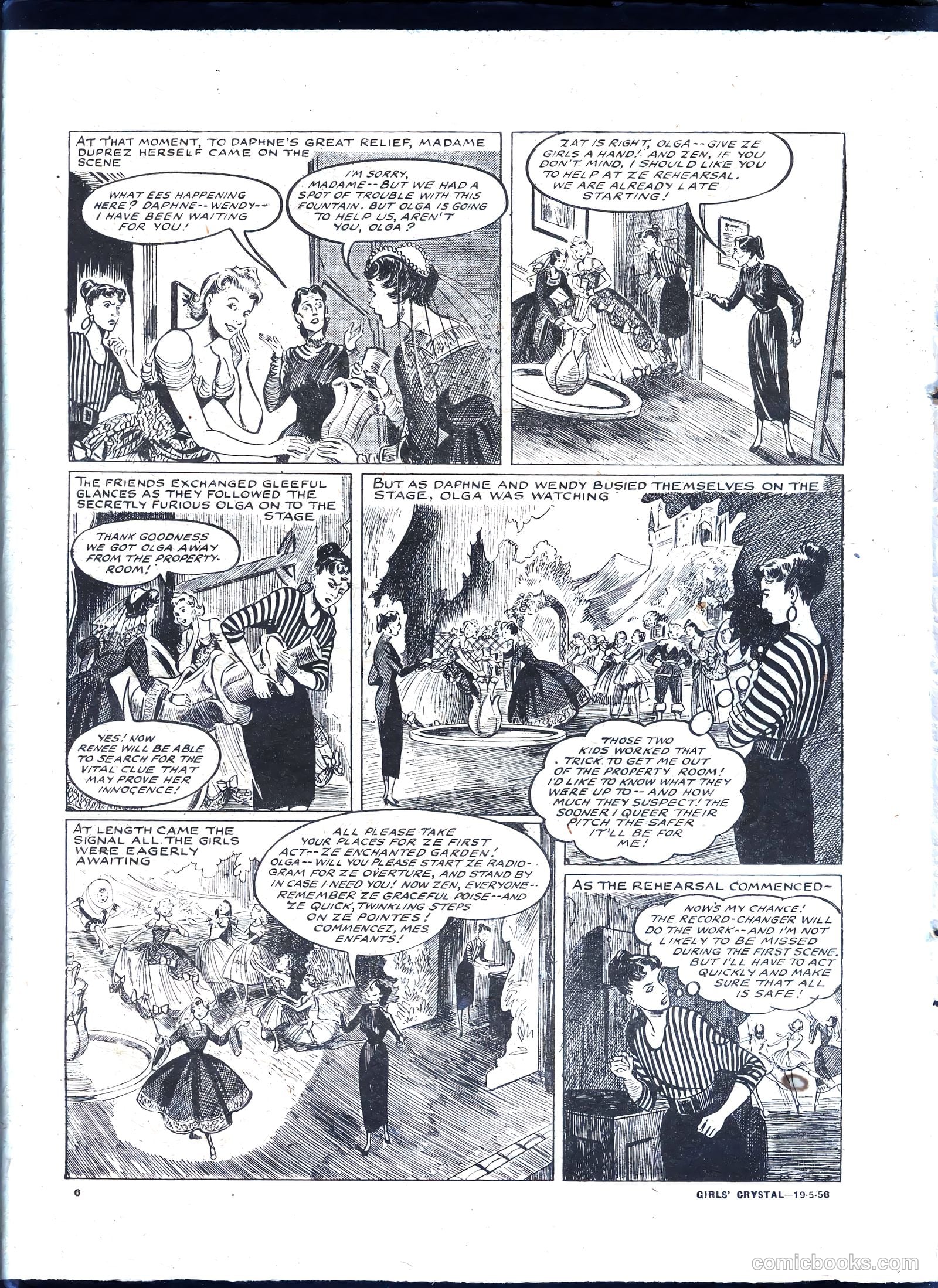 Girls' Crystal #1074 (1956) — page 6 of 24