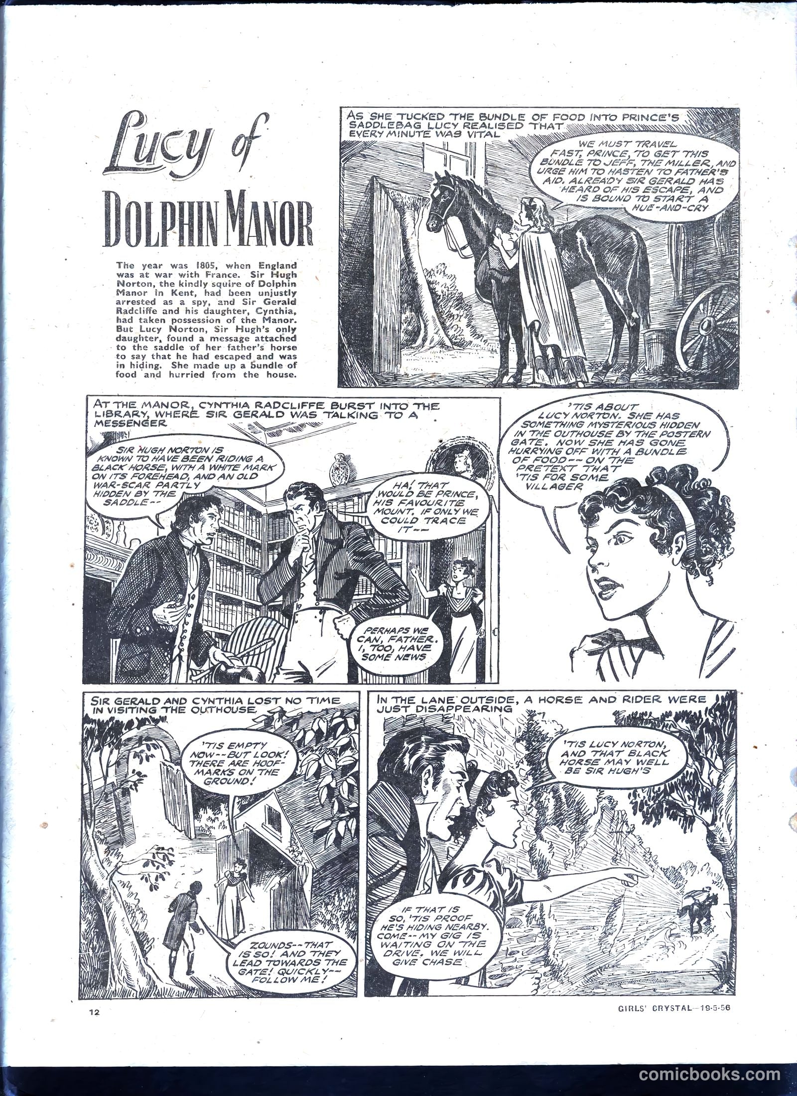 Girls' Crystal #1074 (1956) — page 12 of 24