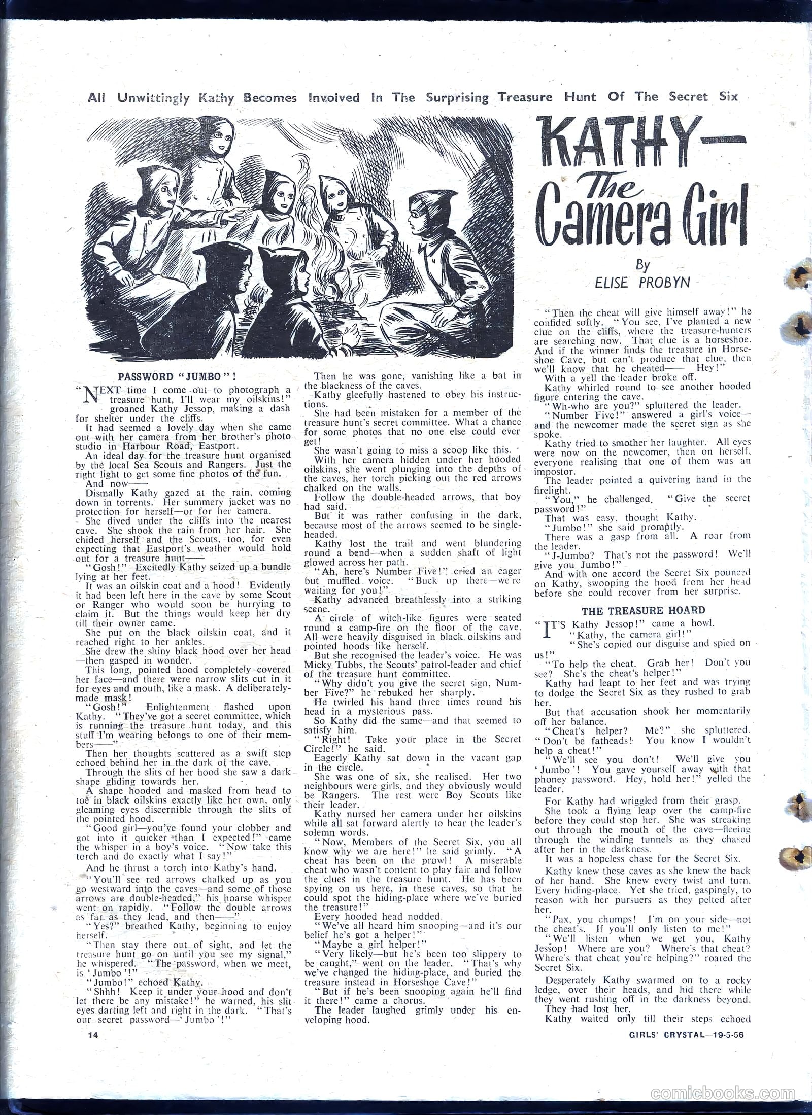 Girls' Crystal #1074 (1956) — page 14 of 24