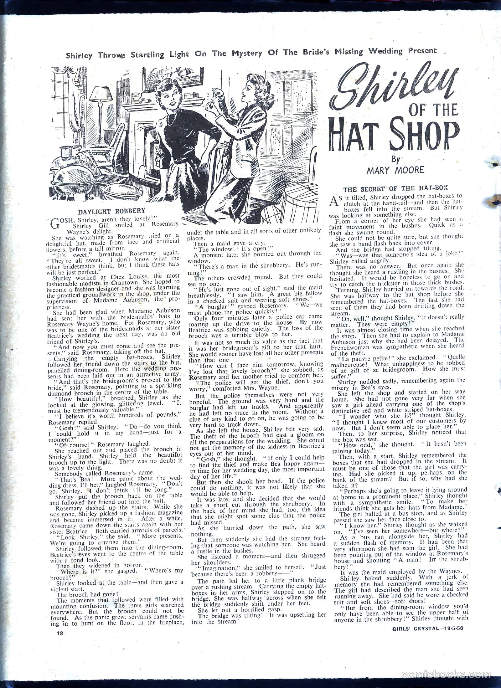Girls' Crystal #1074 (1956) — page 18 of 24