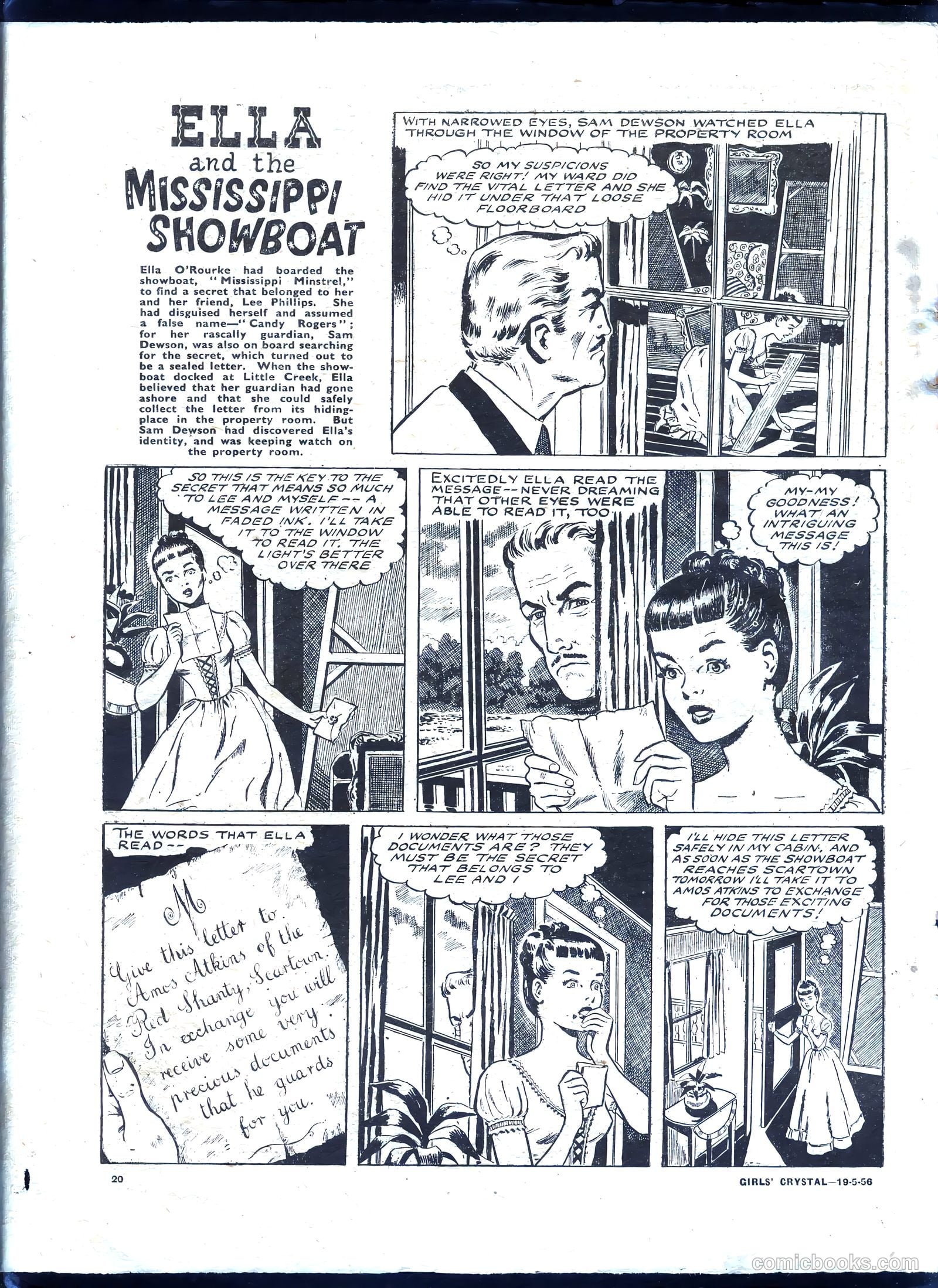 Girls' Crystal #1074 (1956) — page 20 of 24