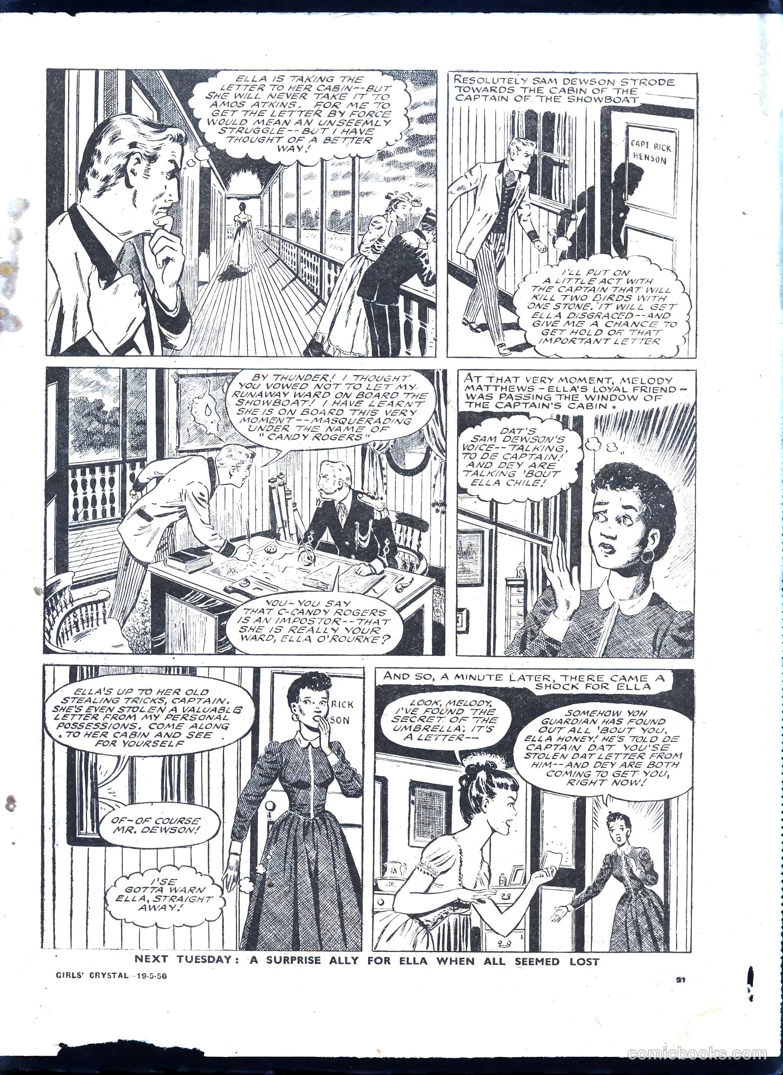 Girls' Crystal #1074 (1956) — page 21 of 24