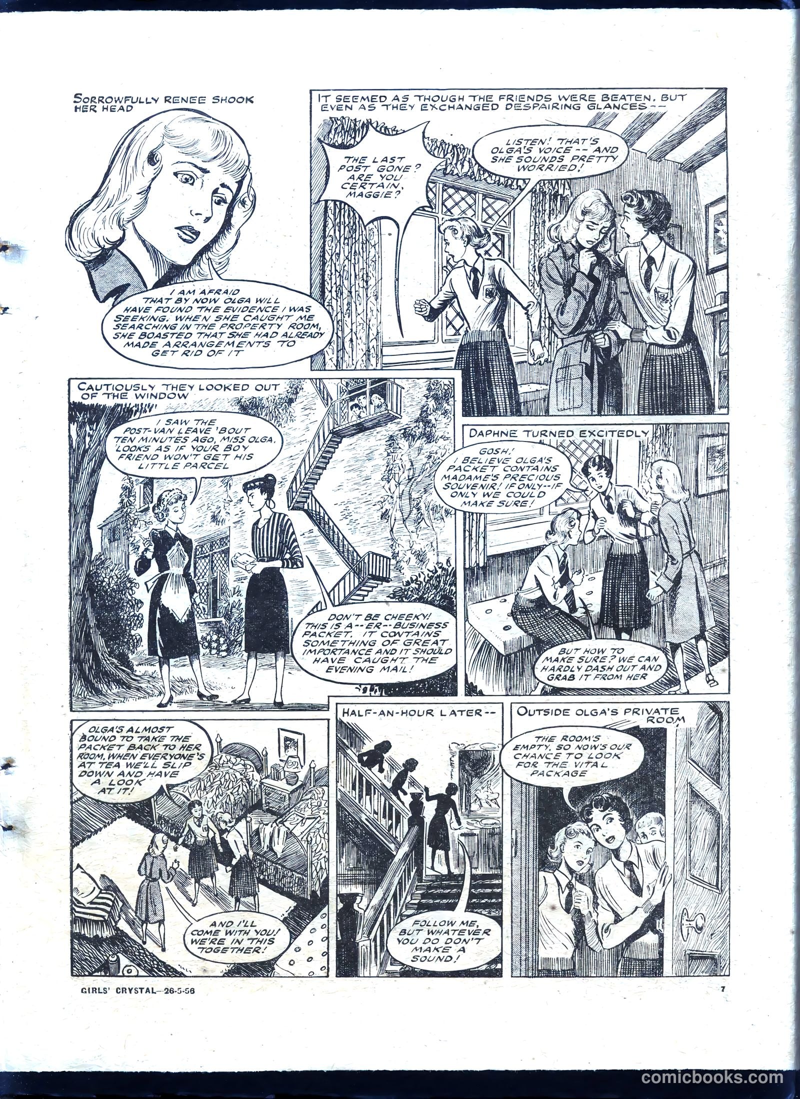 Girls' Crystal #1075 (1956) — page 7 of 24