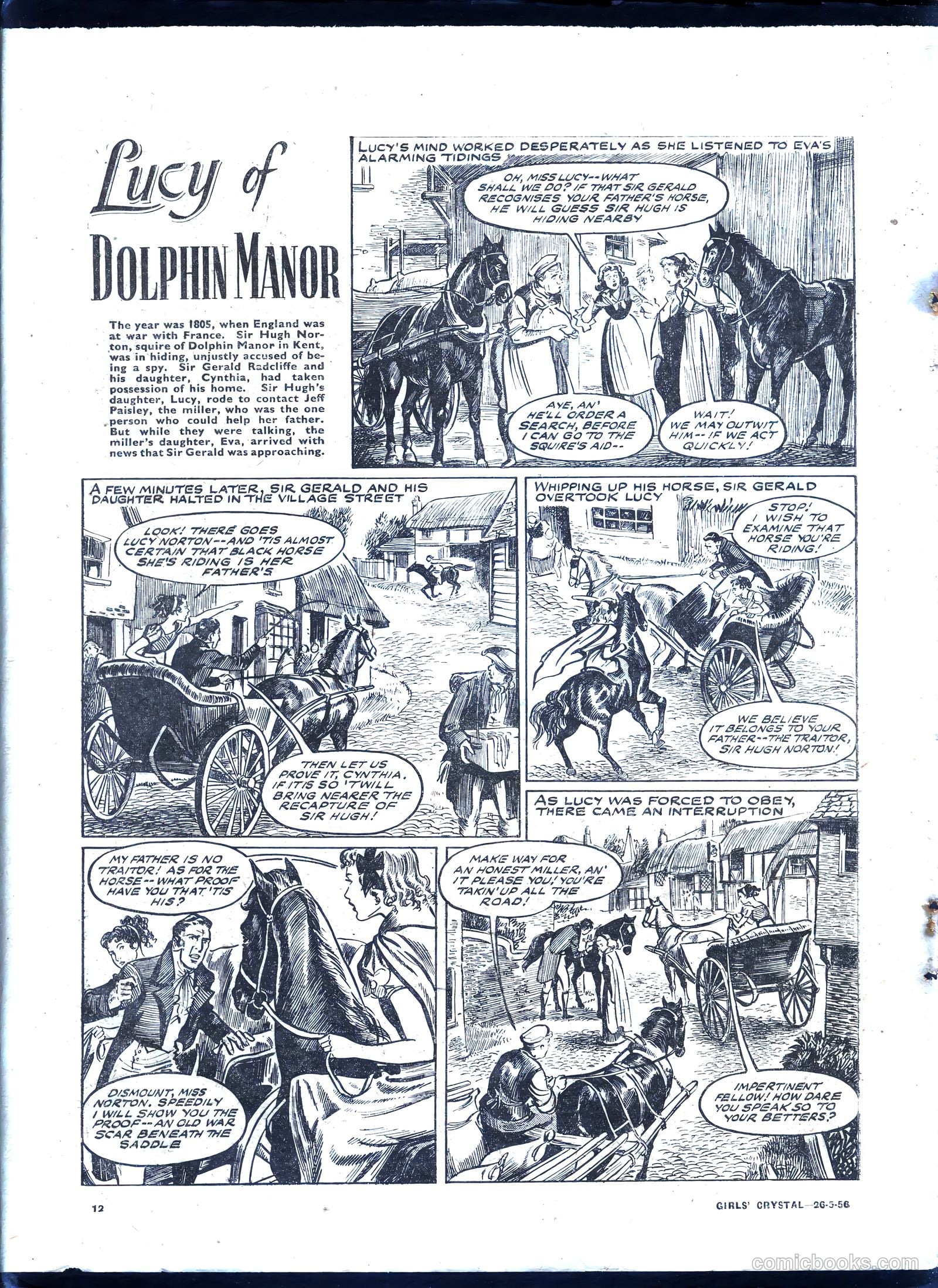 Girls' Crystal #1075 (1956) — page 12 of 24