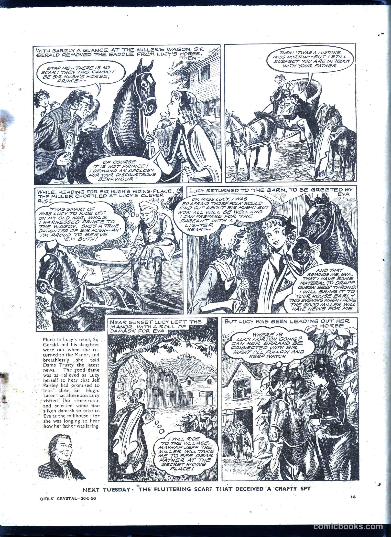 Girls' Crystal #1075 (1956) — page 13 of 24