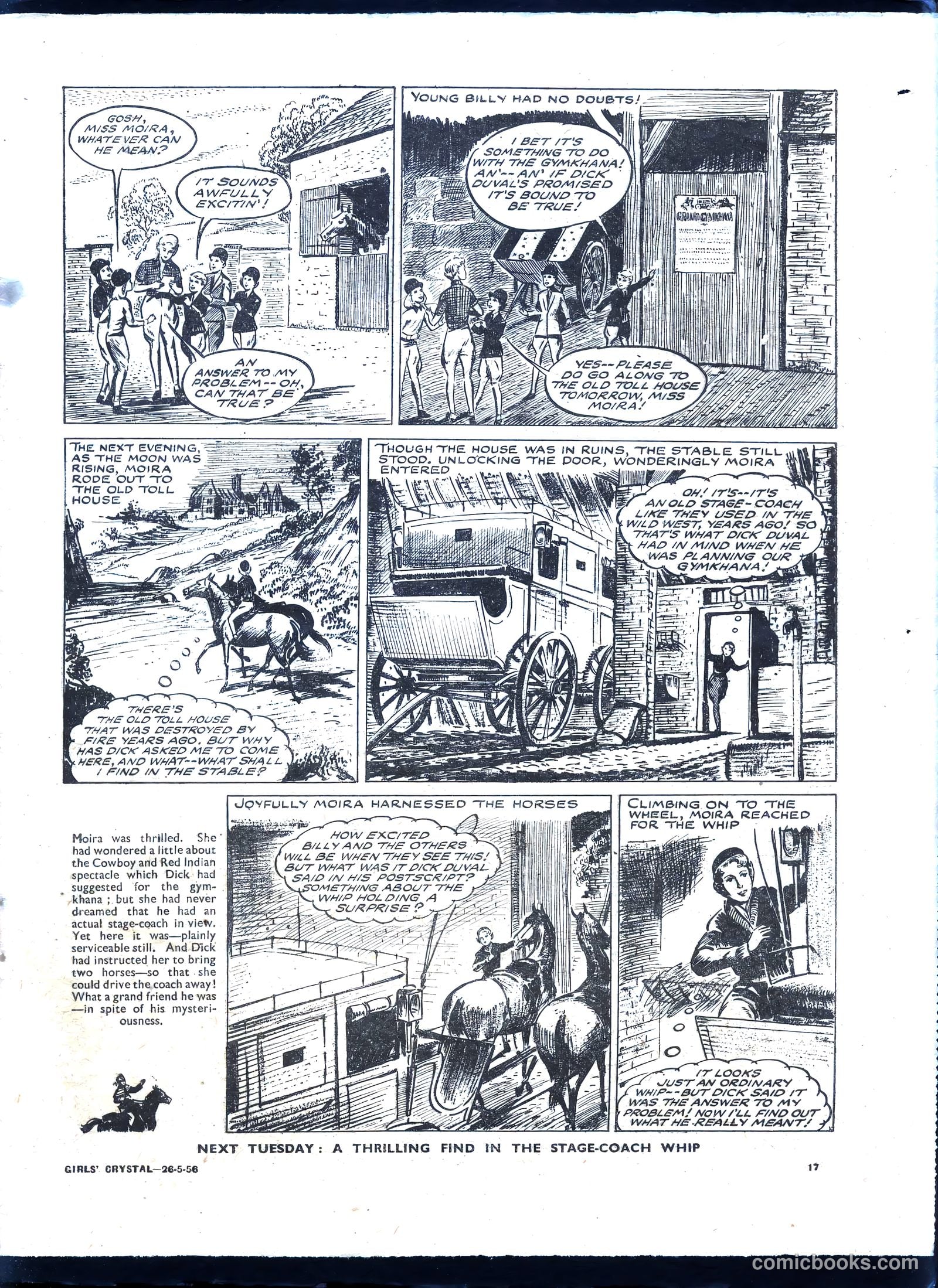 Girls' Crystal #1075 (1956) — page 17 of 24