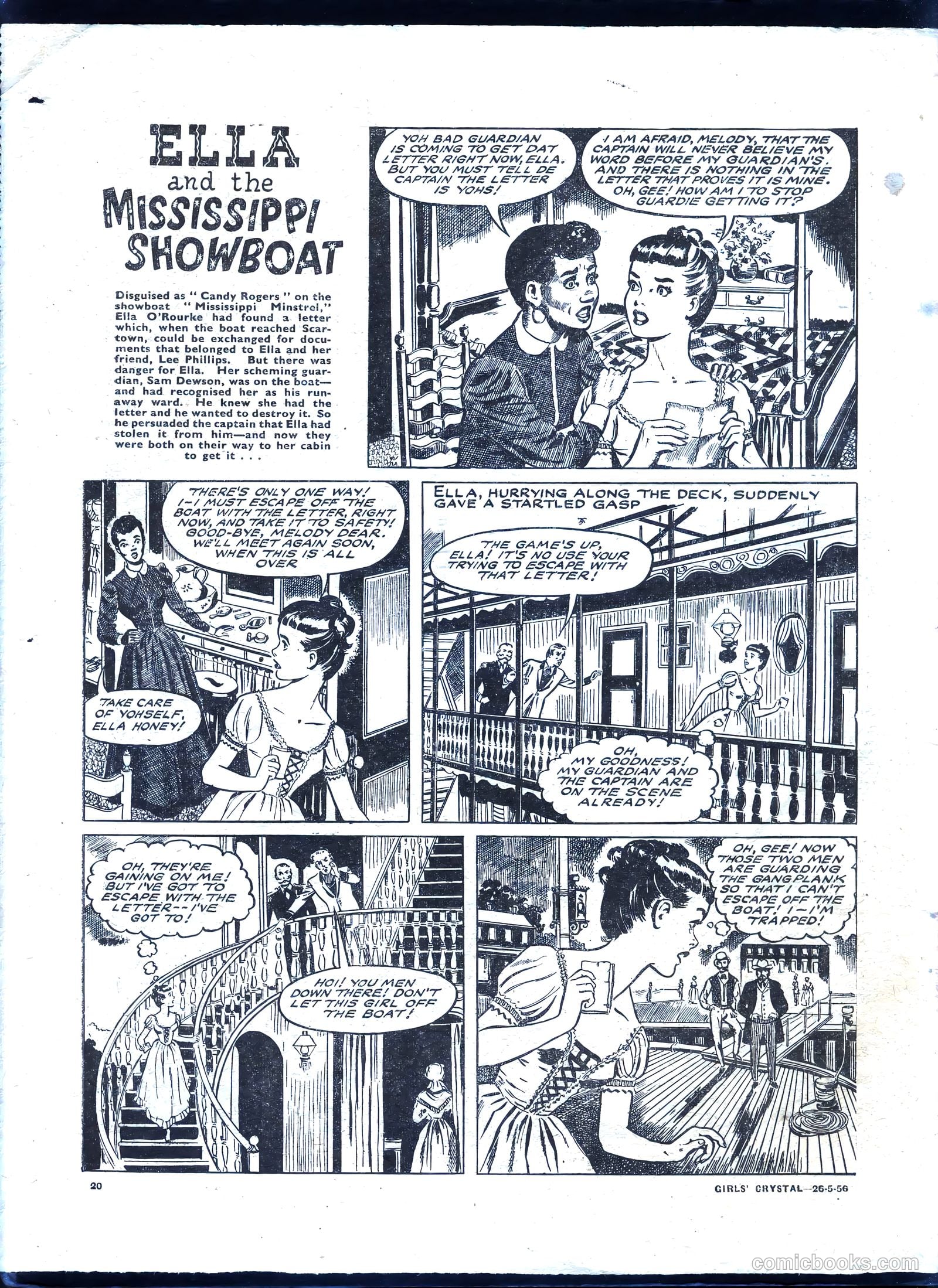 Girls' Crystal #1075 (1956) — page 20 of 24