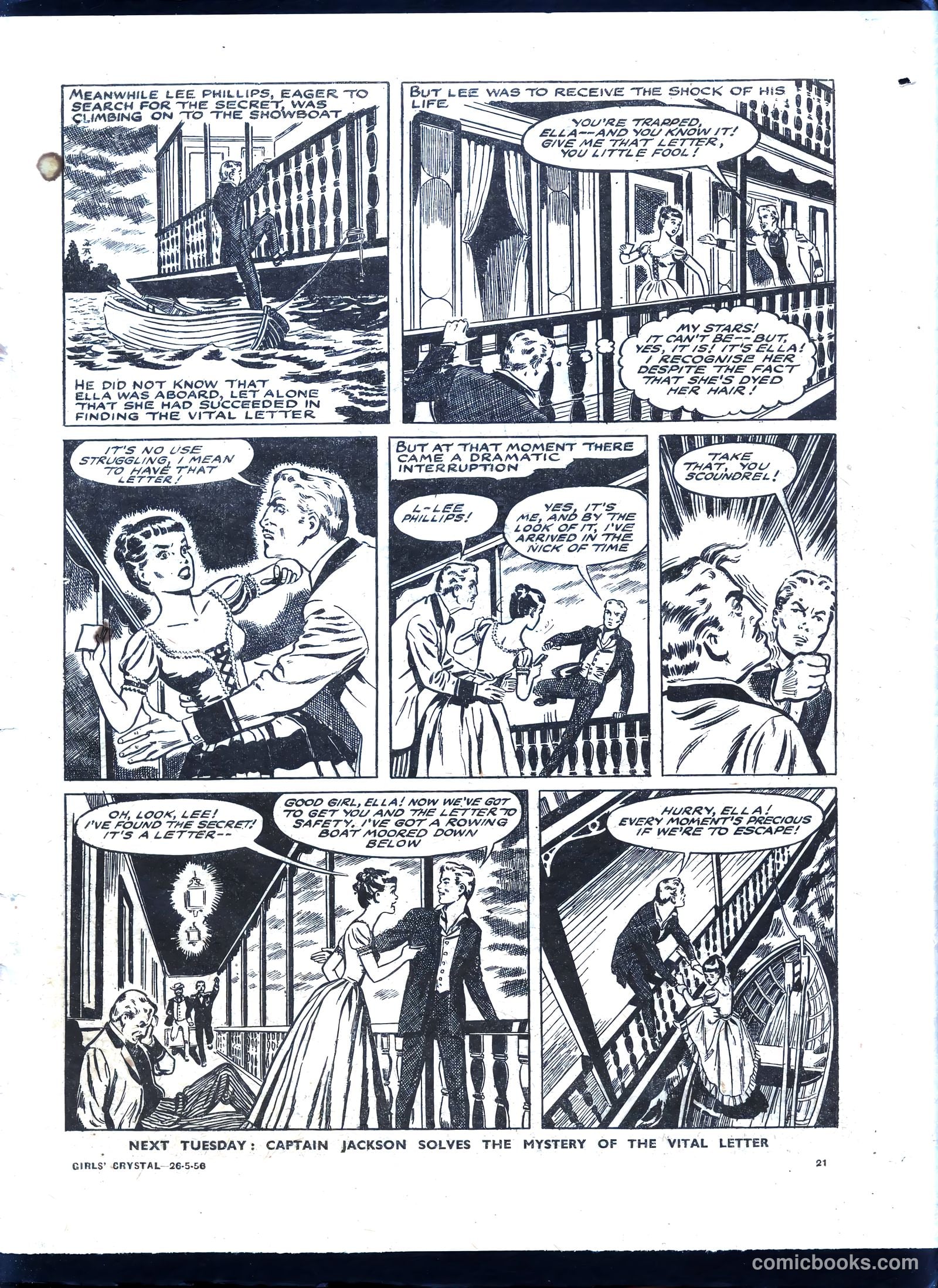 Girls' Crystal #1075 (1956) — page 21 of 24