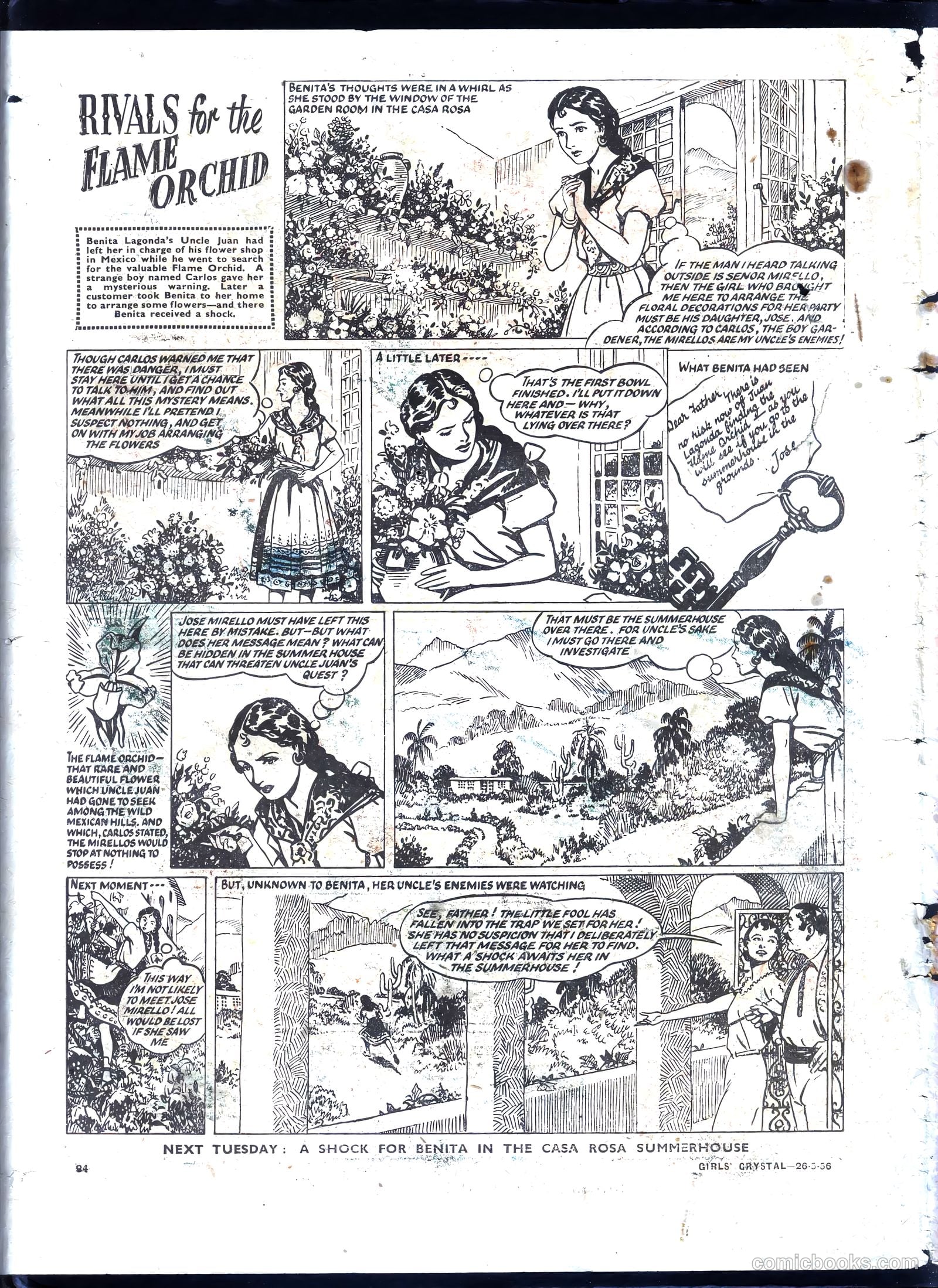 Girls' Crystal #1075 (1956) — page 24 of 24