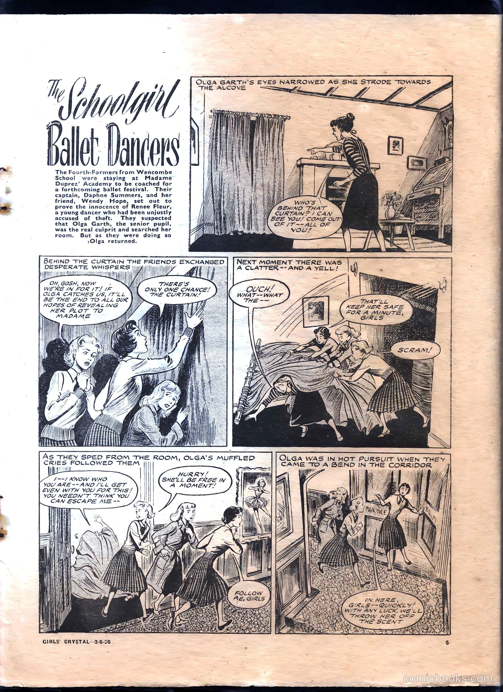 Girls' Crystal #1076 (1956) — page 5 of 24