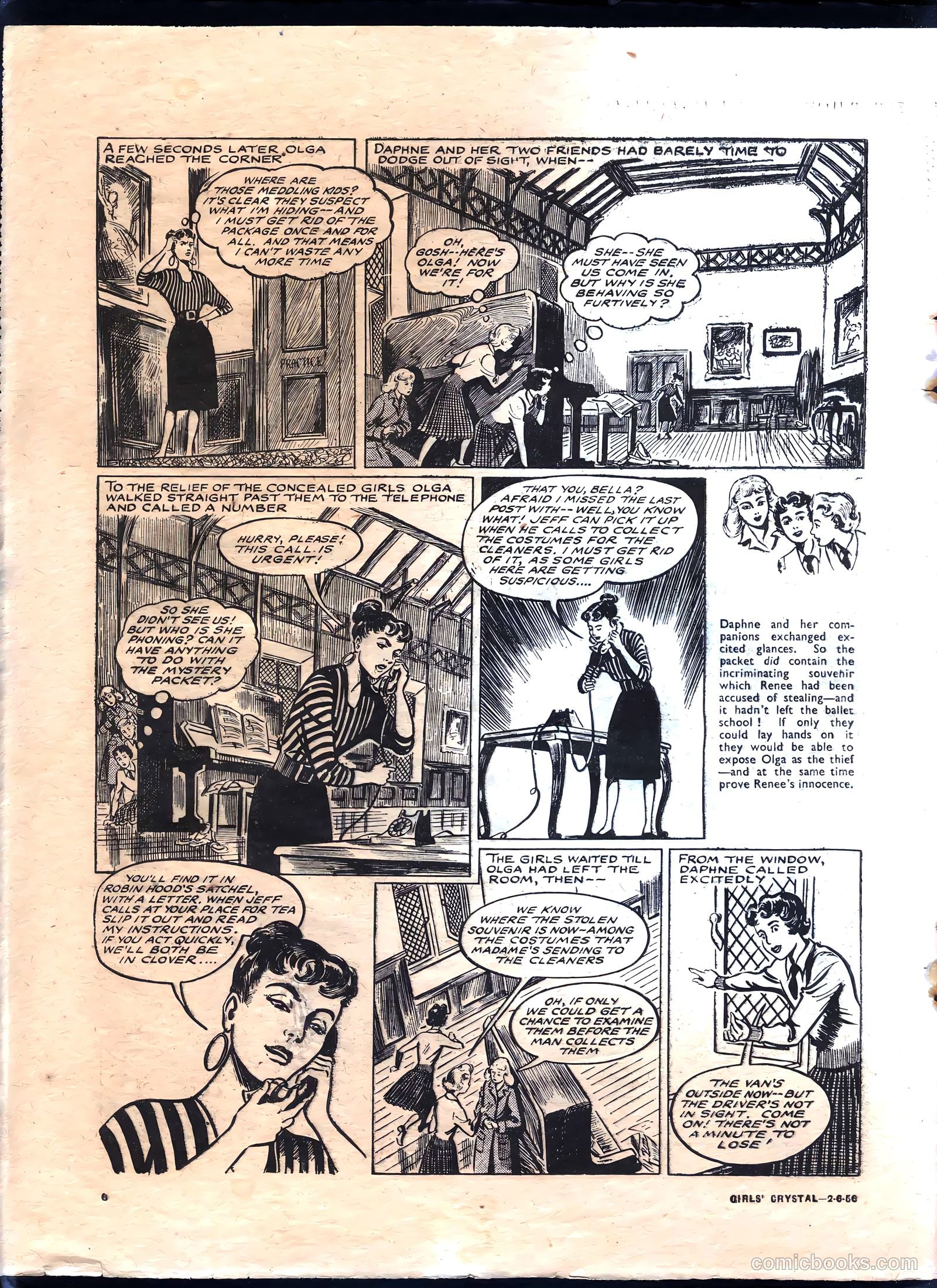 Girls' Crystal #1076 (1956) — page 6 of 24