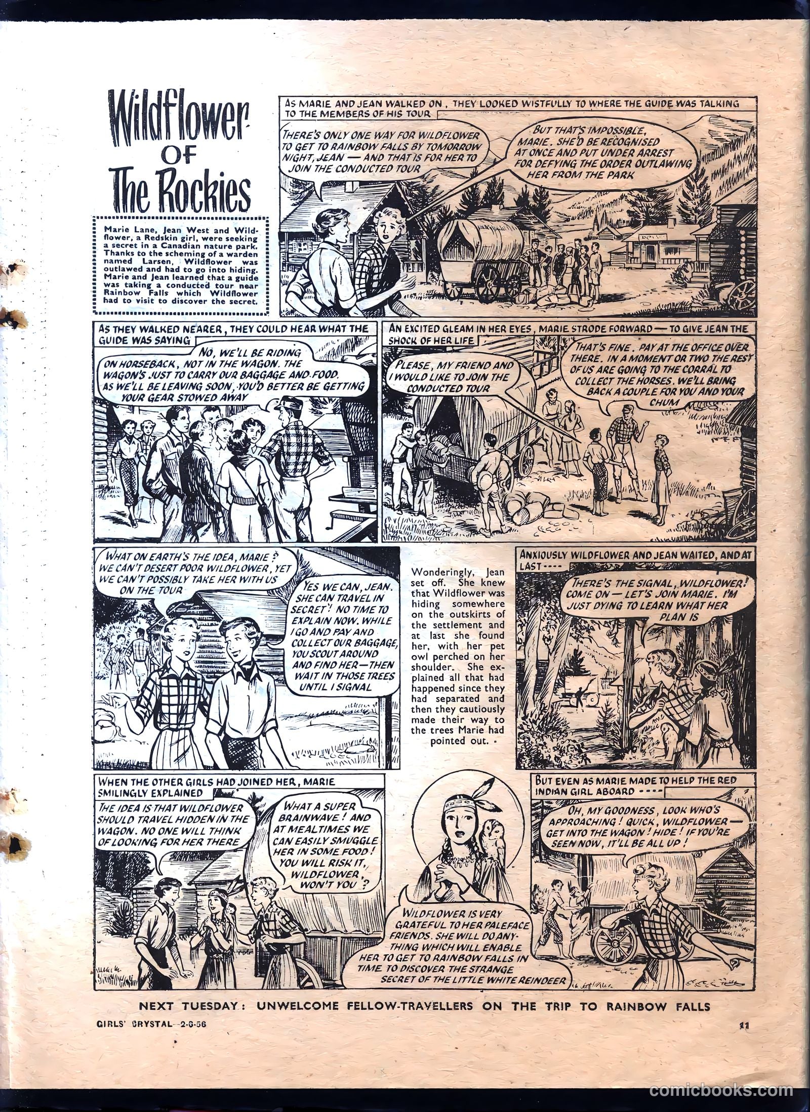 Girls' Crystal #1076 (1956) — page 11 of 24